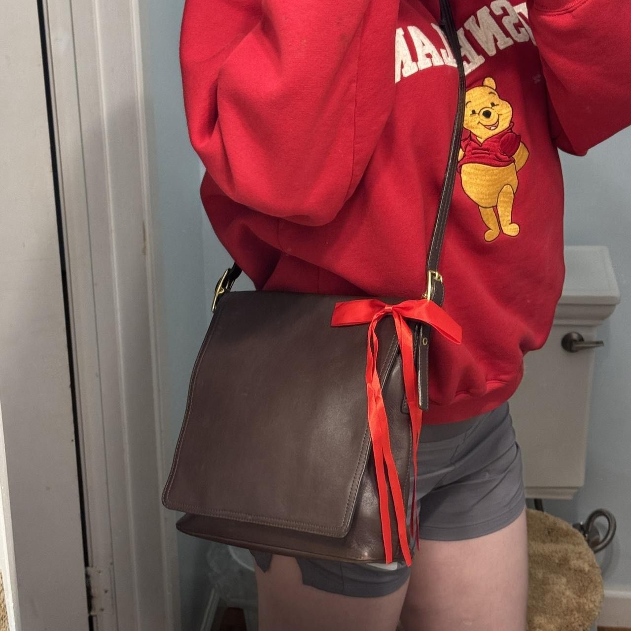 Coach 90’s Coach Chocolate Brown Crossbody with Flap Size ONE SIZE - 8 Thumbnail