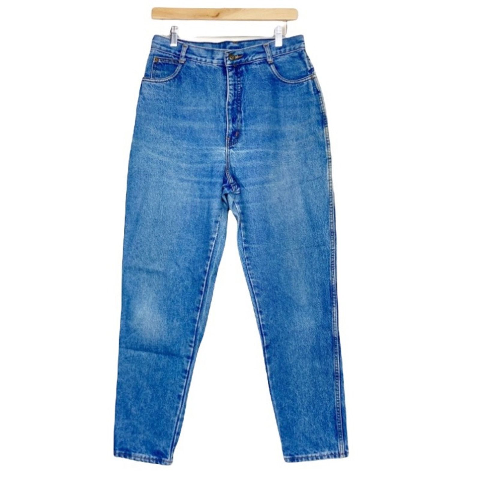 Vintage Vintage Bill Blass High Waisted Mom Jeans Sz 29 Size 29" - 1 Thumbnail