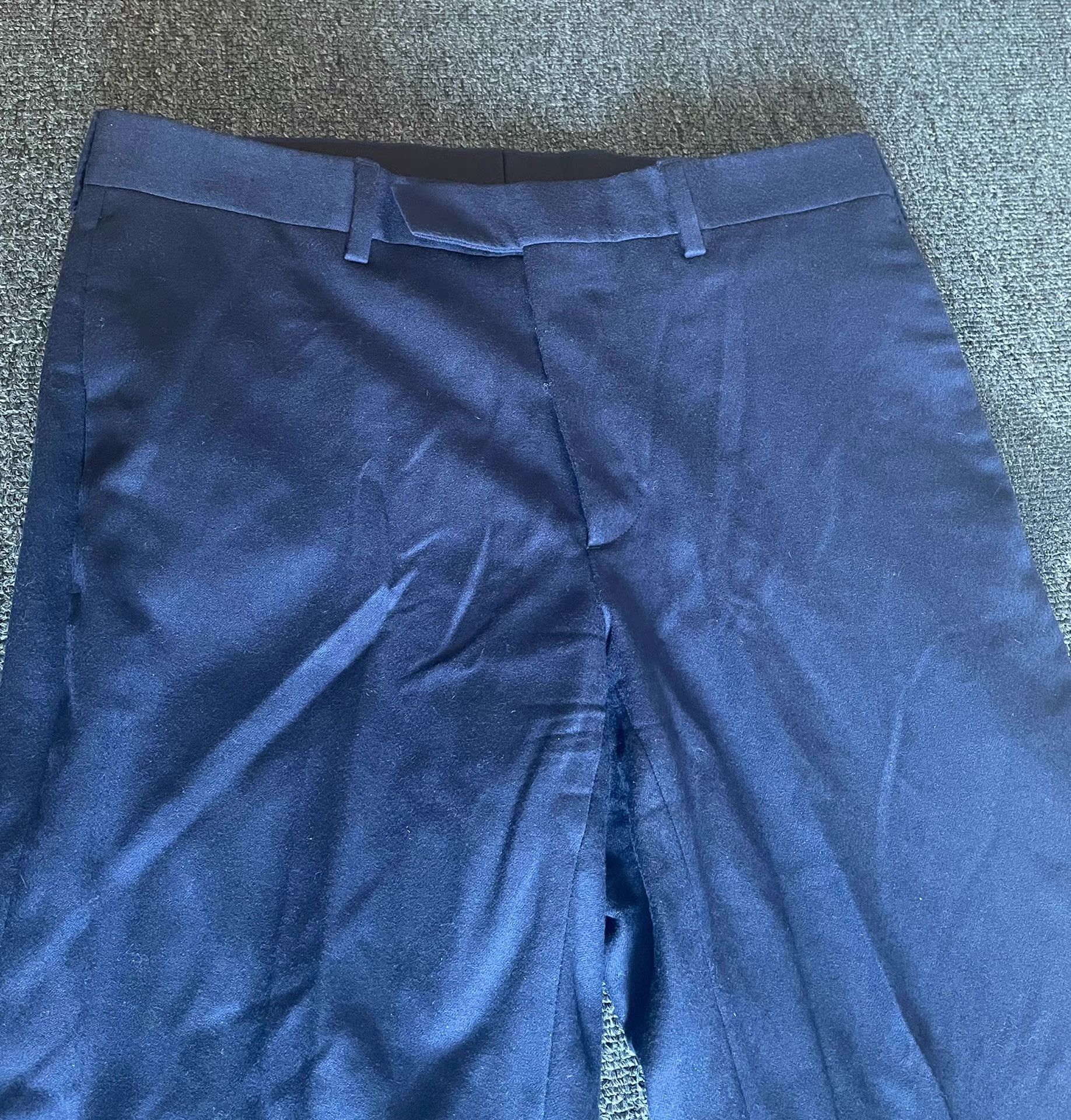 Dior Dior blue wool trousers Q4 Size US 30 / EU 46 - 2 Thumbnail