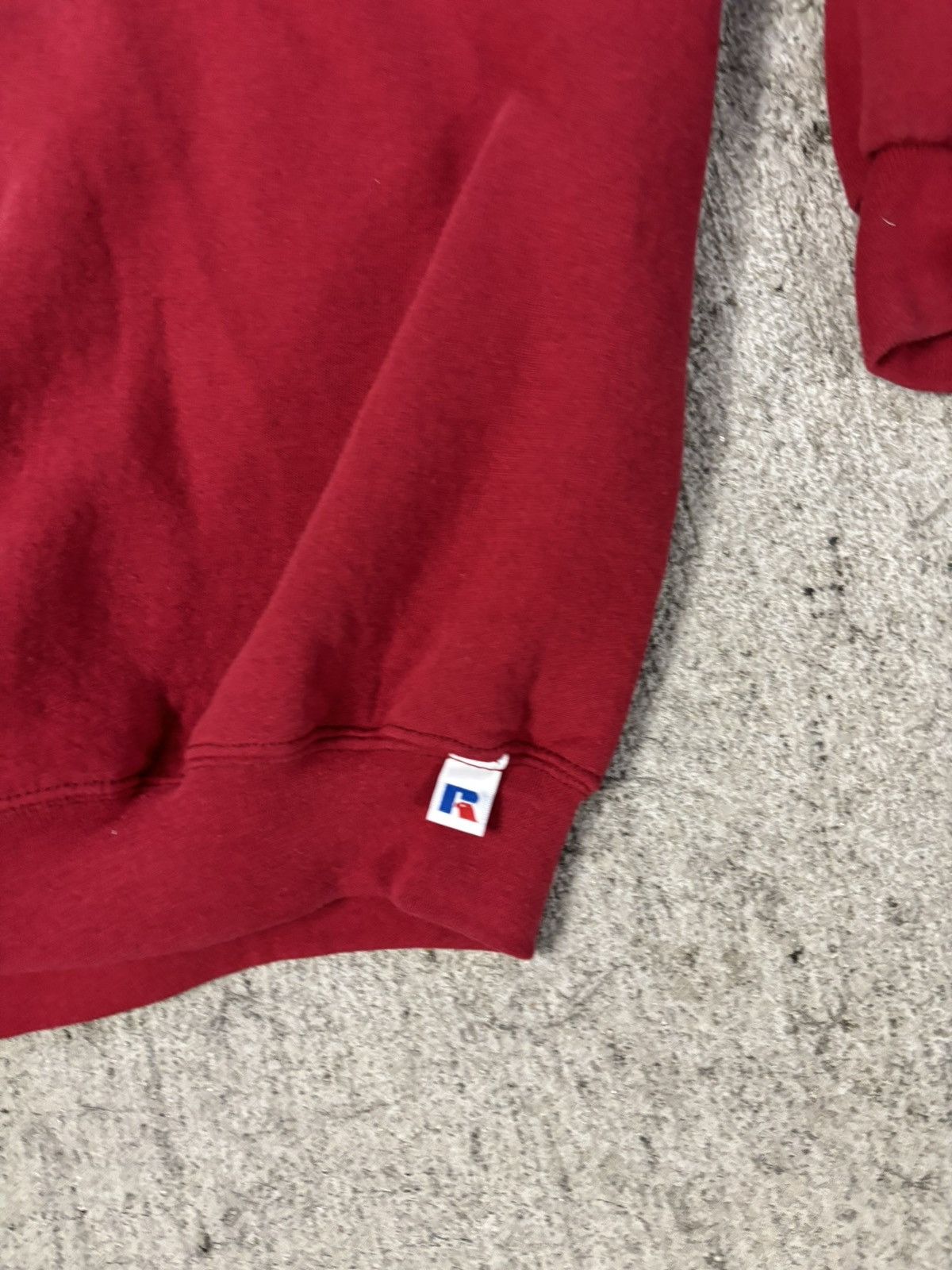 Russell Athletic × Vintage Red Blank Russell athletic crewneck sweatshirt Size US XL / EU 56 / 4 - 4 Thumbnail