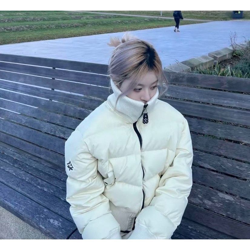 Louis Vuitton CW0017 Louis Vuitton Womens Ivory Puffer Jacket Size M / US 6-8 / IT 42-44 - 8 Thumbnail