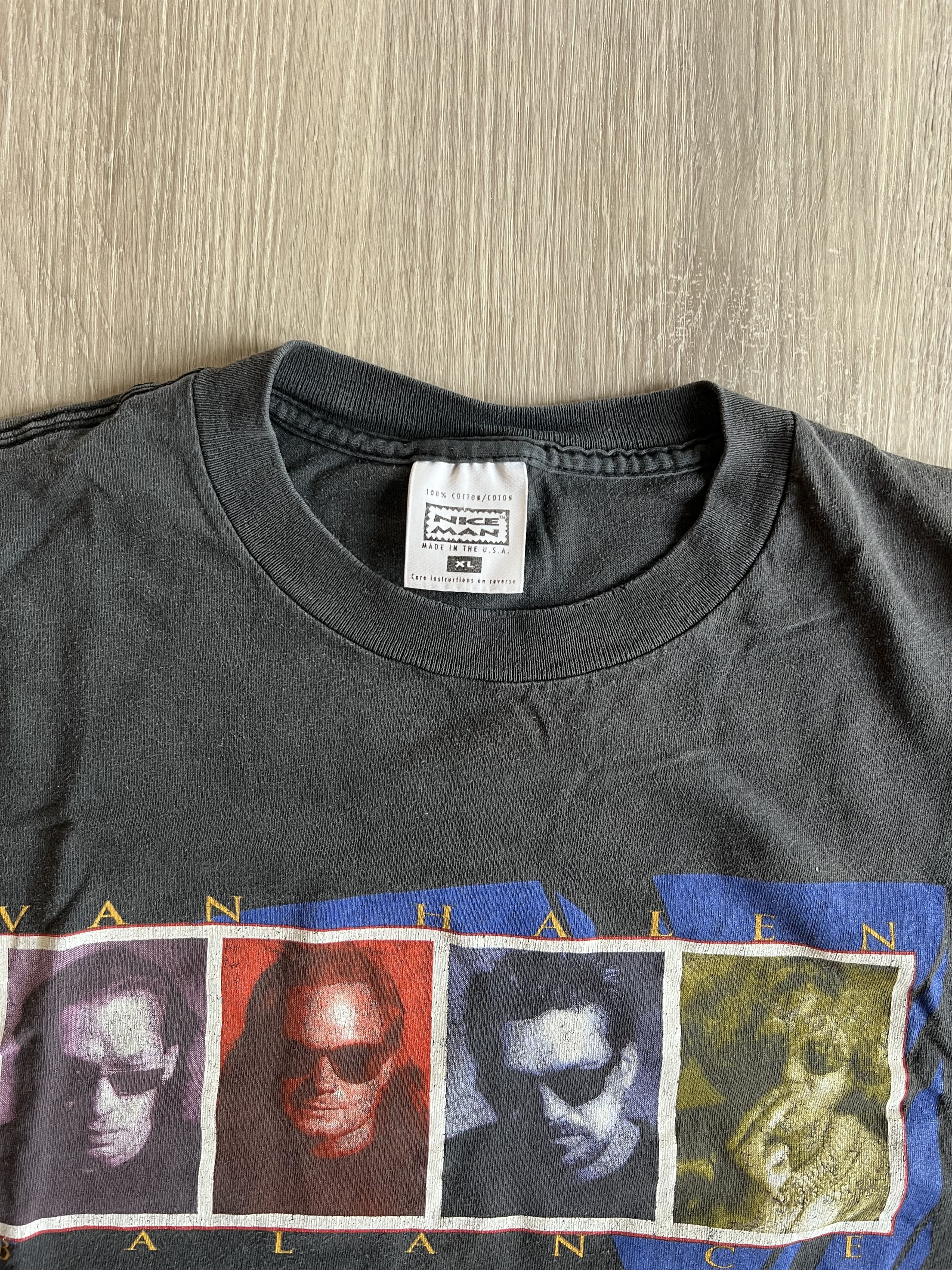 Band Tees 1995 Van Halen Balance Tour Tee Nice Man Tag Size US XL / EU 56 / 4 - 3 Thumbnail