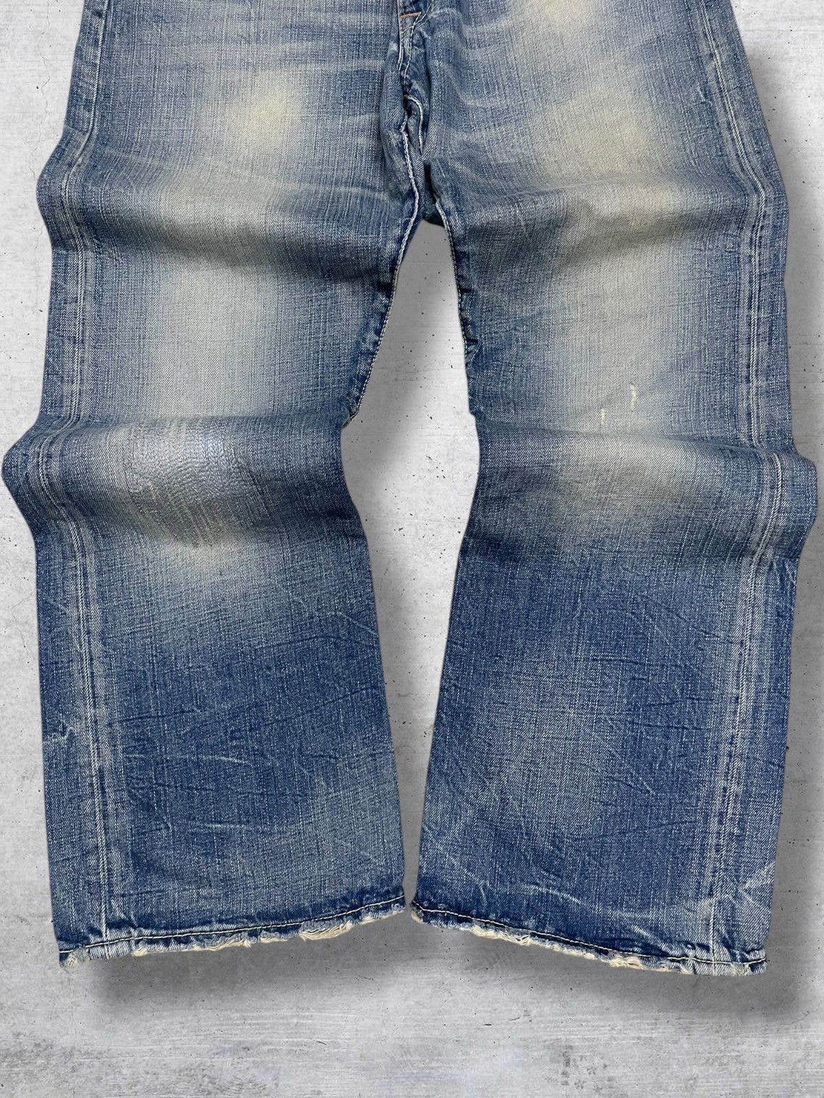 semanticdesign VINTAGE EZRA FITCH RARE JAPAN DESIGNER 90S MUWASH DENIM Size US 30 / EU 46 - 3 Thumbnail