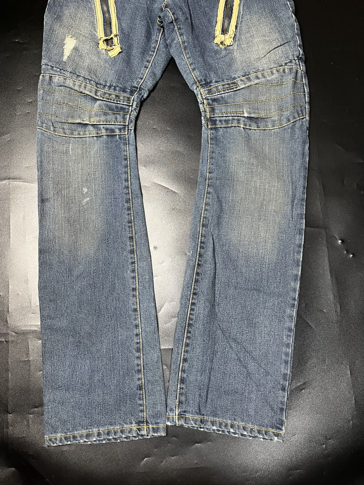 If Six Was Nine × Japanese Brand × Le Grande Bleu (L.G.B.) Japanese Solberry Double Wist Gimmick Zipper Size US 31 - 3 Thumbnail