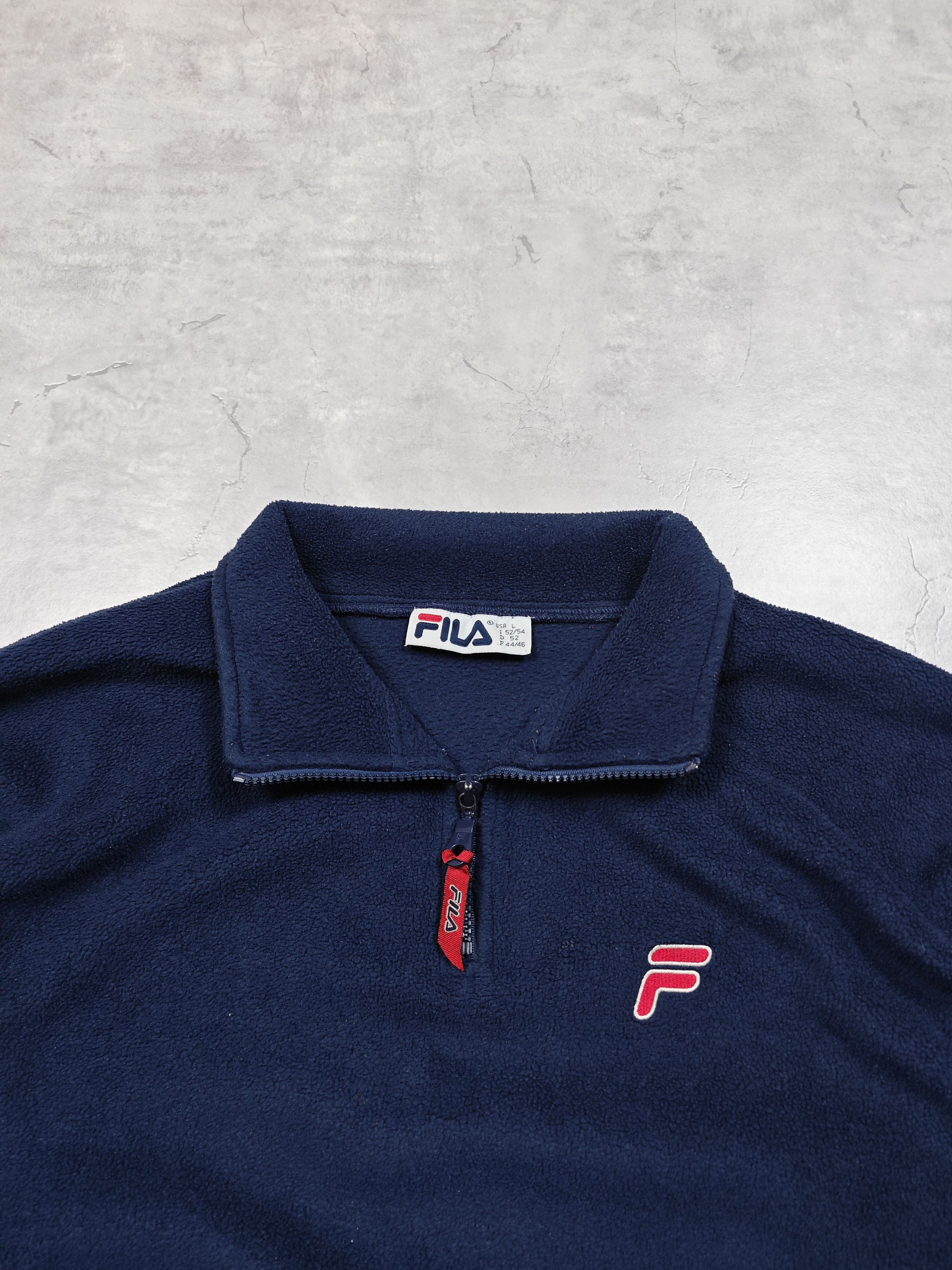 Fila Fila Vintage Fleece Jacket Size US L / EU 52-54 / 3 - 2 Thumbnail