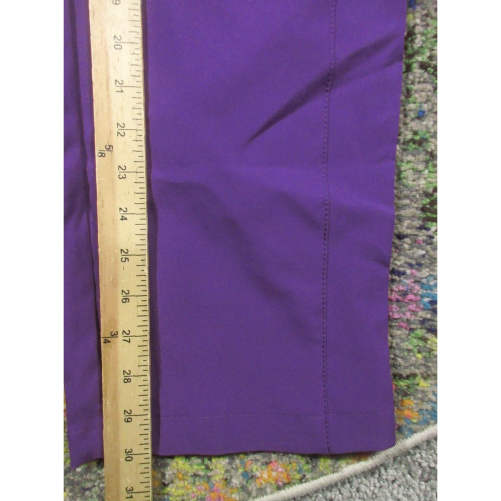 Vintage WonderWink Scrub Pants Adult XL Petite Purple Eggplant 30 Inseam Unisex Cotton Blend NWT NWT Size US 36 / EU 52 - 6 Thumbnail