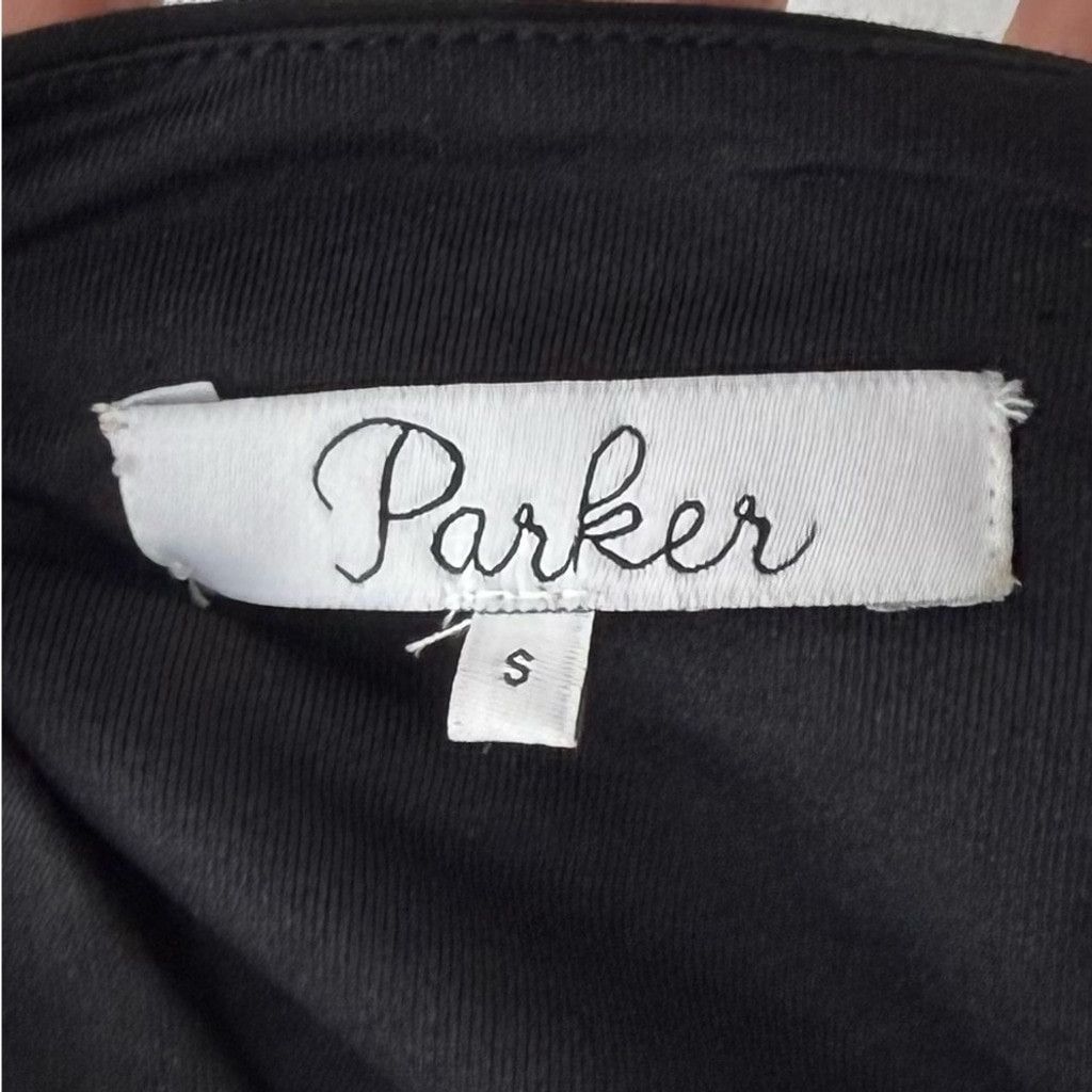 Parker PARKER Women's Fit & Flare Tank Dress Mesh Designs Size S Size S / US 4 / IT 40 - 9 Thumbnail