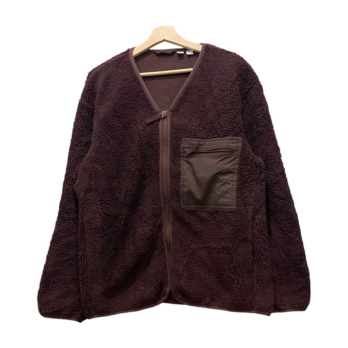 Christophe Lemaire Uniqlo U Christophe Lemaire Deep Pile Fleece Cardigan Jacket Size US L / EU 52-54 / 3 - 1 Thumbnail