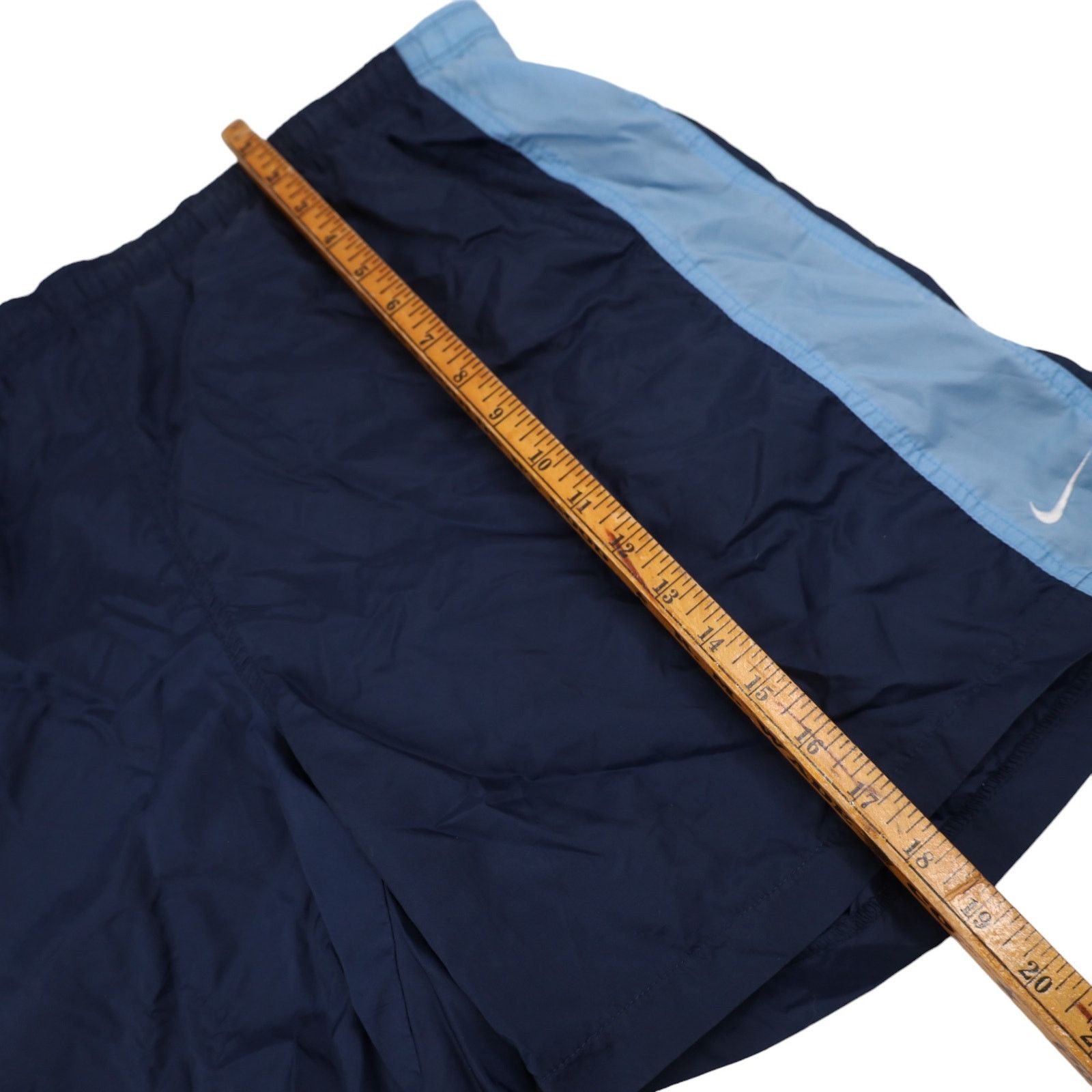 Nike × Vintage Vintage 90s Nike Spellout Swim Trunks Size US 38 / EU 54 - 8 Thumbnail