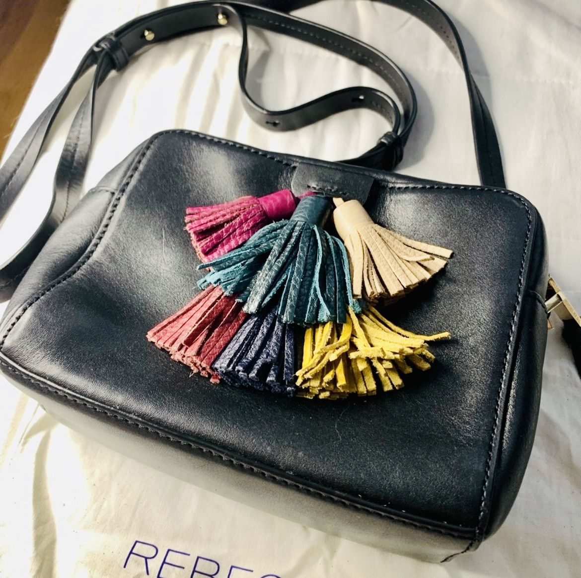 Rebecca Minkoff Rebecca Minkoff Tassels Crossbody Leather Handbag Size ONE SIZE - 1 Thumbnail