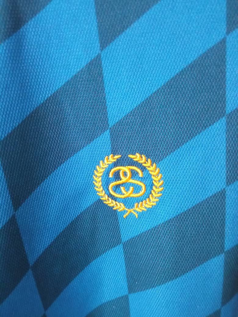 Hypebeast STUSSY BLUE SOCCER JERSEY Size US L / EU 52-54 / 3 - 4 Thumbnail