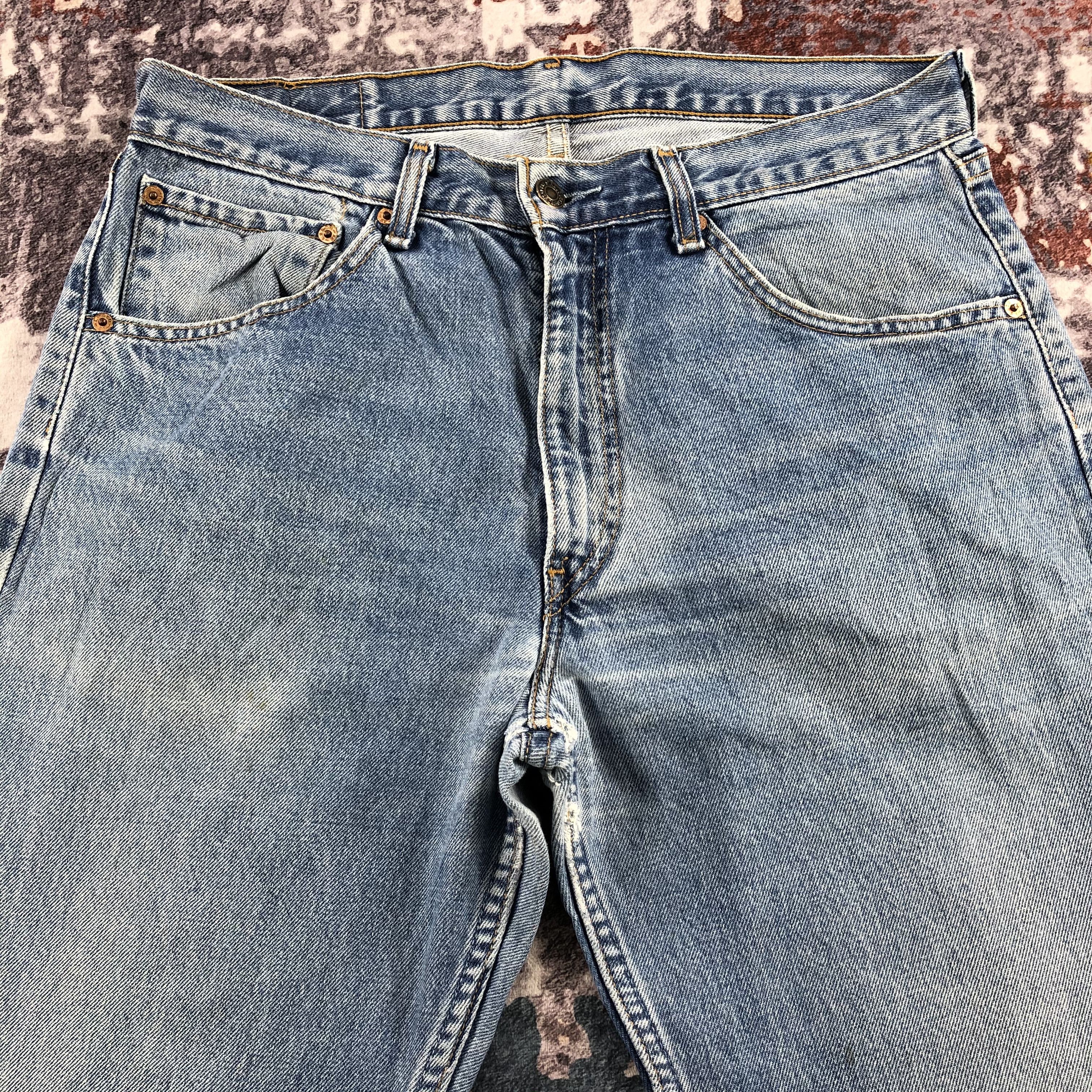 Levi's × Vintage 90s Vintage Blue Wash Levis 521 Jeans-JM2658 Size US 34 / EU 50 - 3 Thumbnail