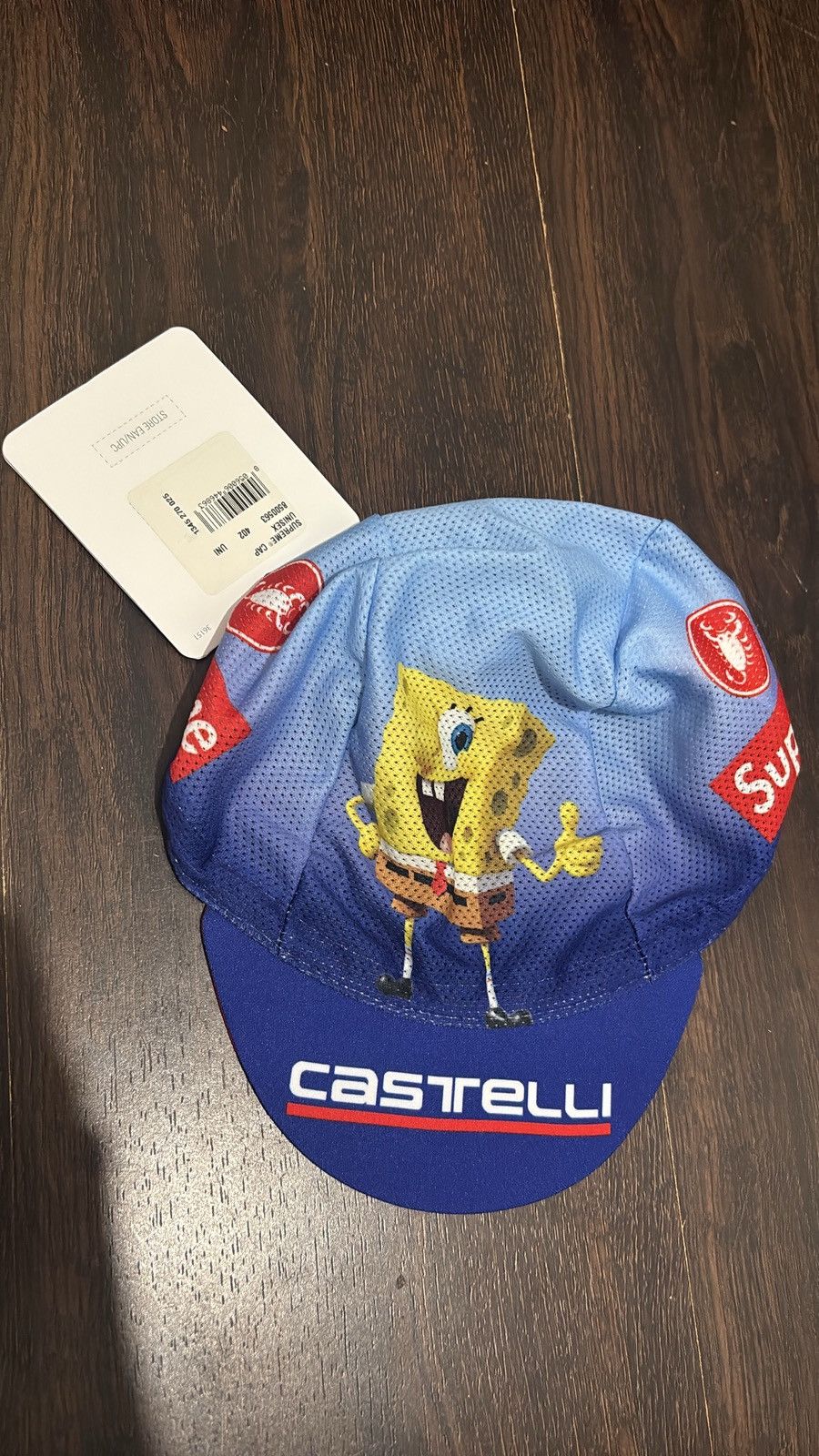 SUPREME SPONGEBOB SQUAREPANTS CASTELLI CYCLING CAP