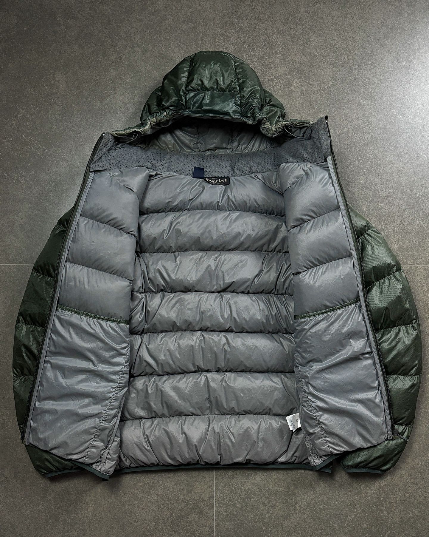 Montbell Montbell Alpine Down Puffer Jacket Millitary Green Size US XL / EU 56 / 4 - 7 Thumbnail
