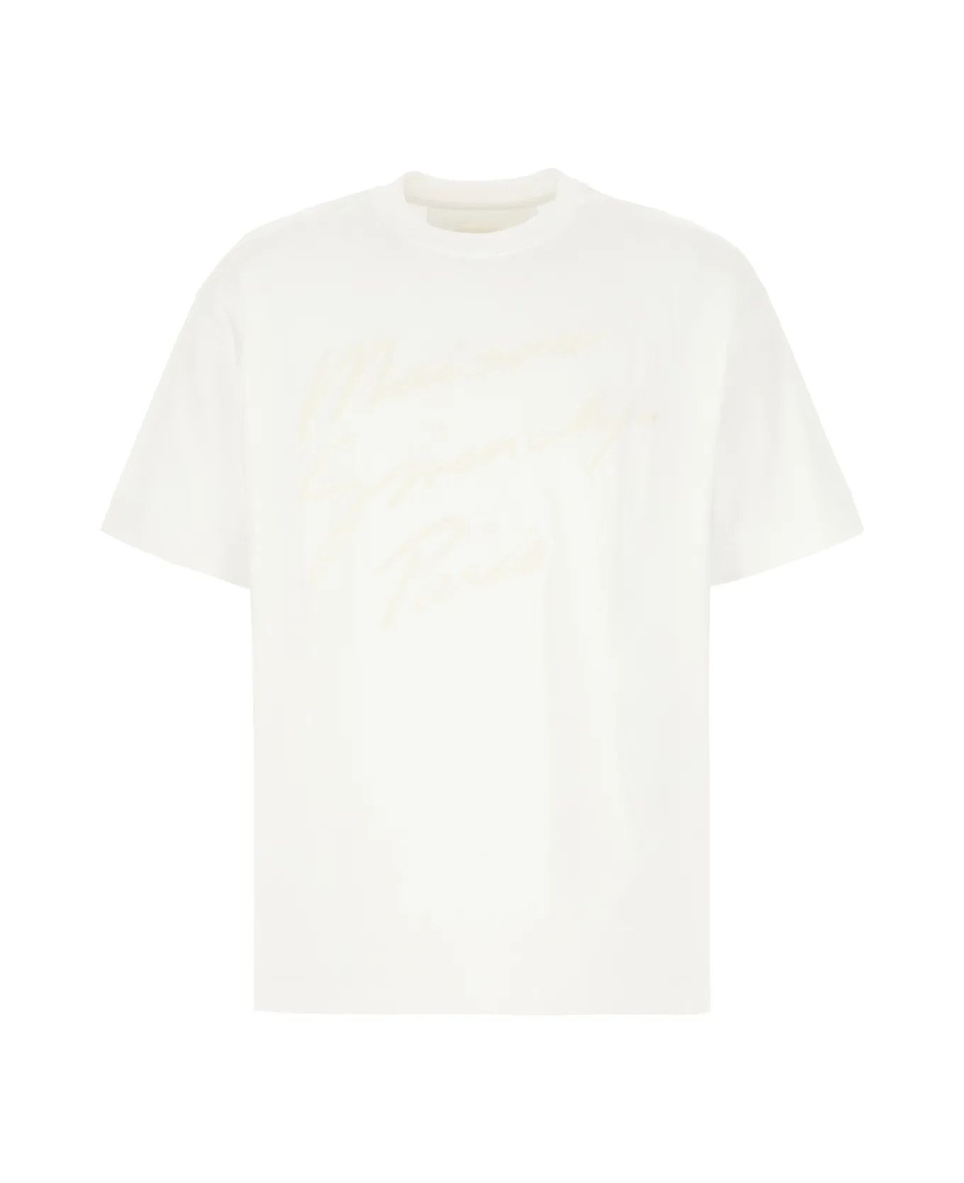 Givenchy o1n1vont0326 Cotton Oversize T-Shirt in White Size US XL / EU 56 / 4 - 1 Thumbnail