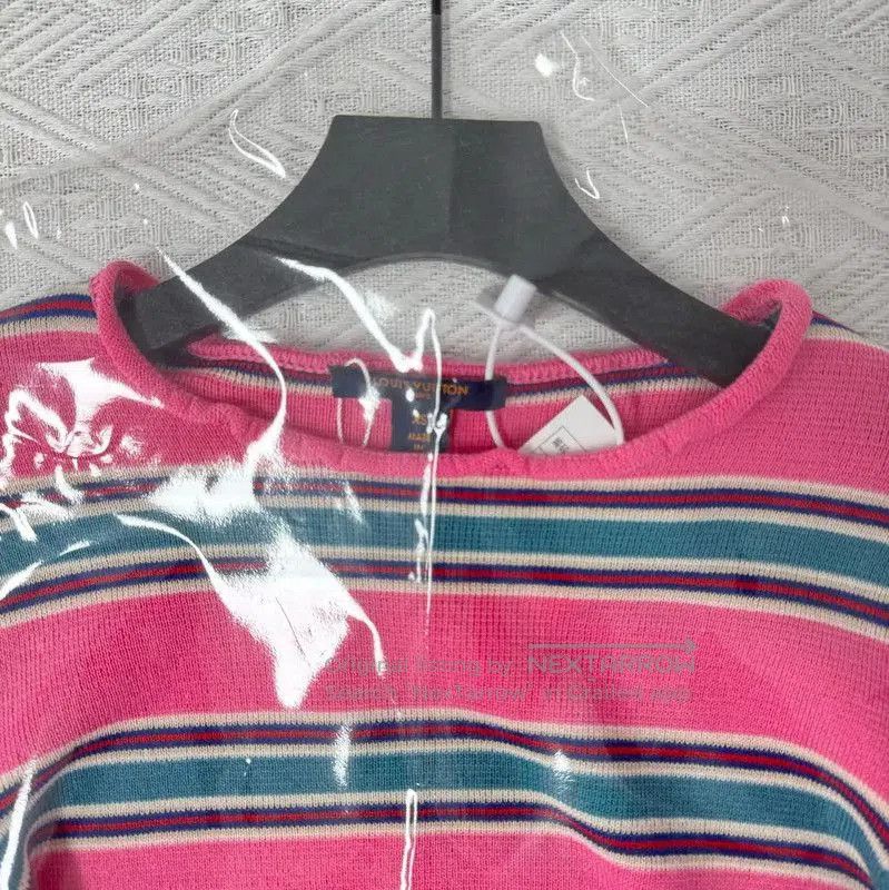 Louis Vuitton Louis Vuitton Spring Autumn Striped Wool Top . Size XS / US 0-2 / IT 36-38 - 5 Thumbnail