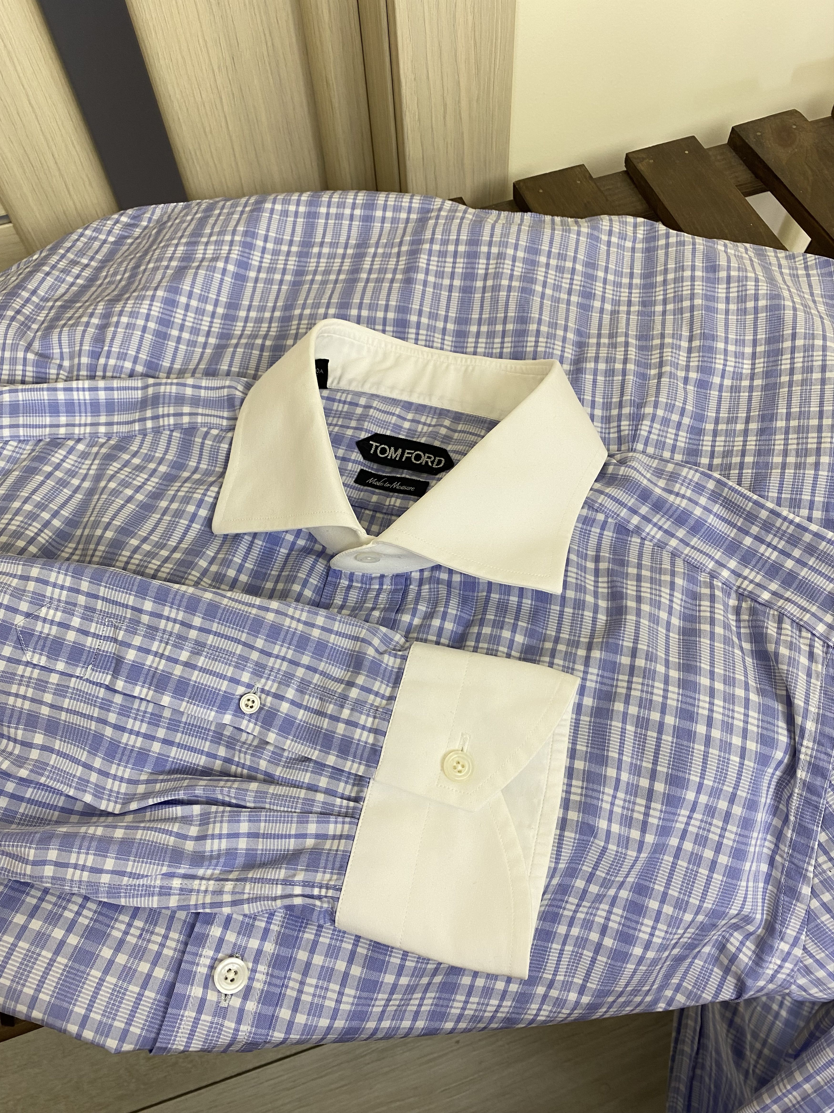 Tom Ford Rare Tom Ford checkered classic camicia shirt size M-L Size US M / EU 48-50 / 2 - 15 Thumbnail