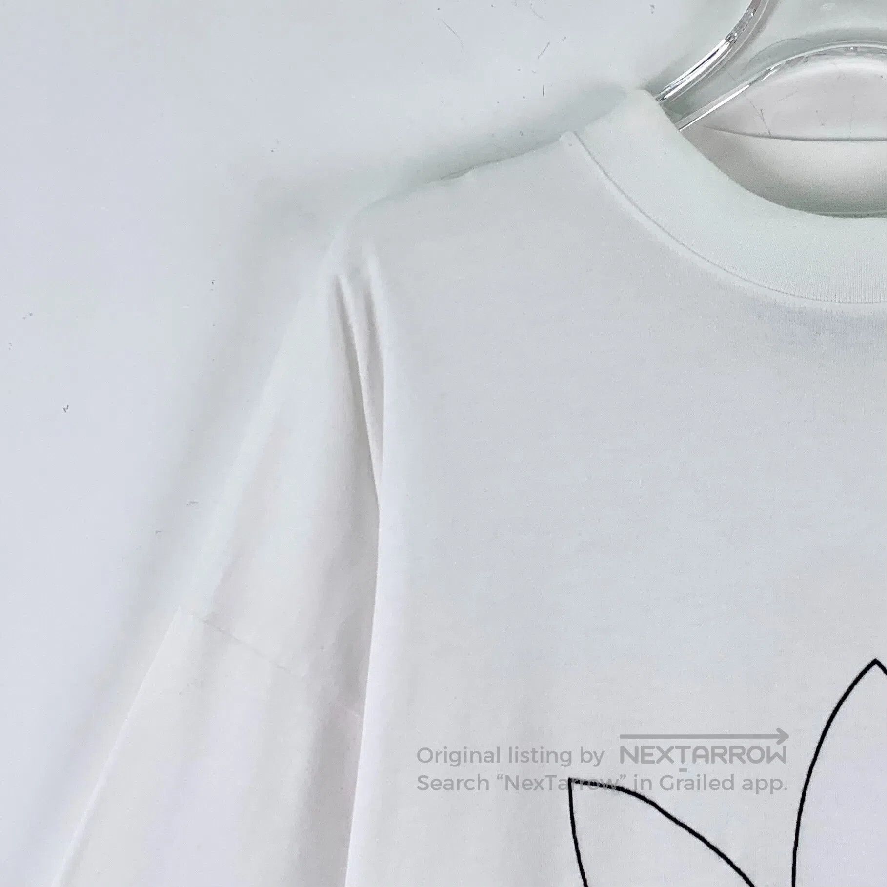 Balenciaga Balenciaga White logo print cotton round neck short sleeve Size US L / EU 52-54 / 3 - 3 Thumbnail