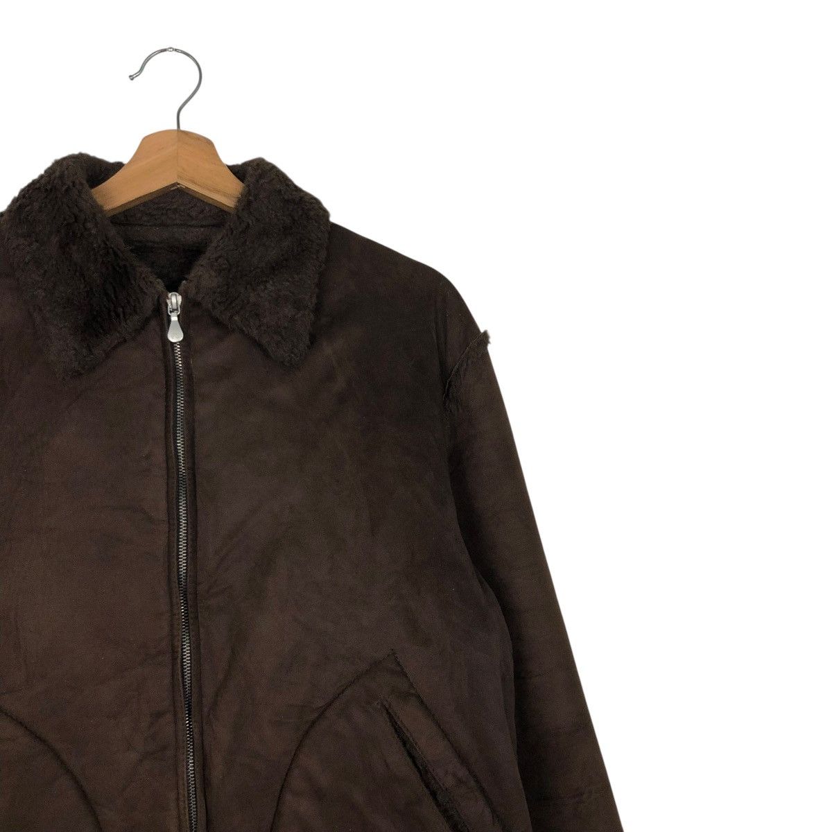 Paul Smith 🔥VINTAGE SHEARLING BIKER JACKET BLANKET PAUL SMITH MINK FUR Size US M / EU 48-50 / 2 - 8 Thumbnail