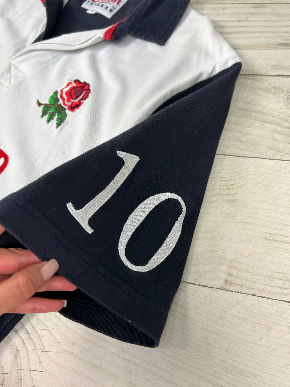 Cotton Traders Cotton Traders England Union Rugby Polo Shirt Size US L / EU 52-54 / 3 - 7 Thumbnail