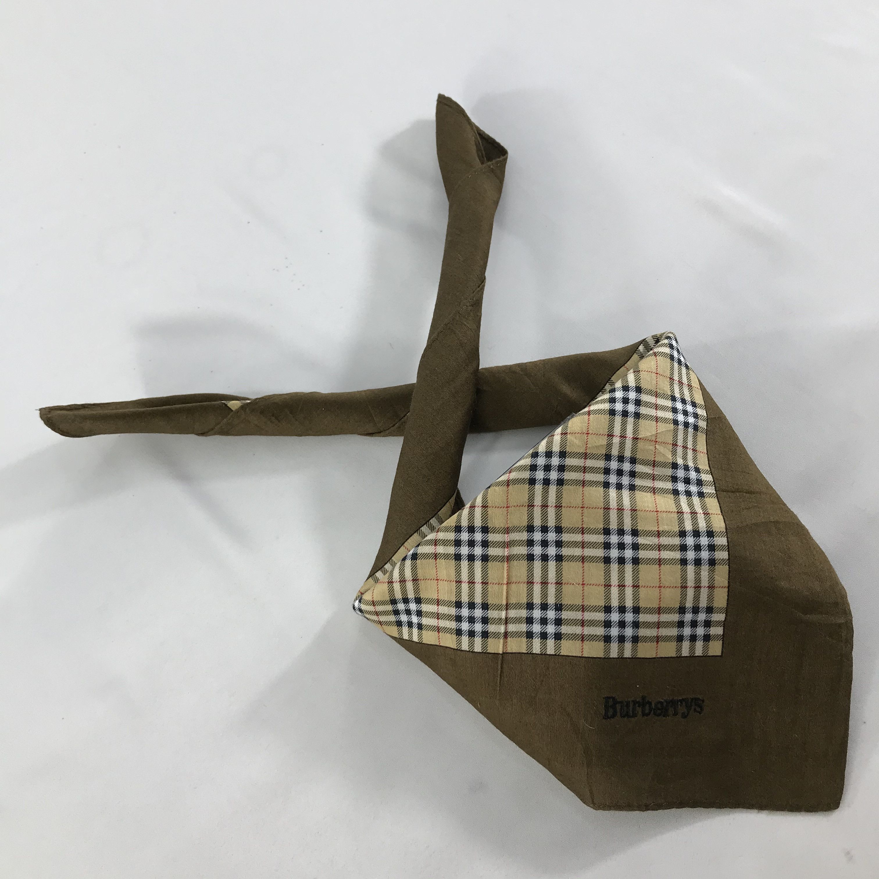 Burberry × Vintage Kenzo Bandana / Handkerchief / Neckerchief - S1578 Size ONE SIZE - 4 Thumbnail