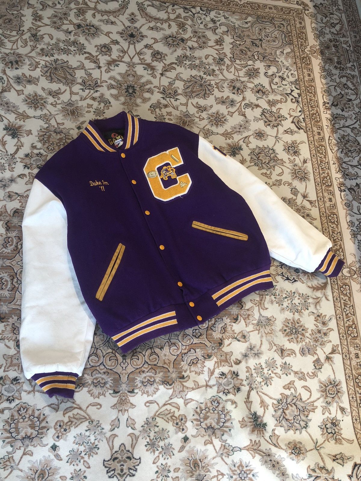 Vintage VINTAGE LANCASTER CATHOLIC WRESTLING FOOTBALL VARSITY JACKET Size US L / EU 52-54 / 3 - 1 Thumbnail
