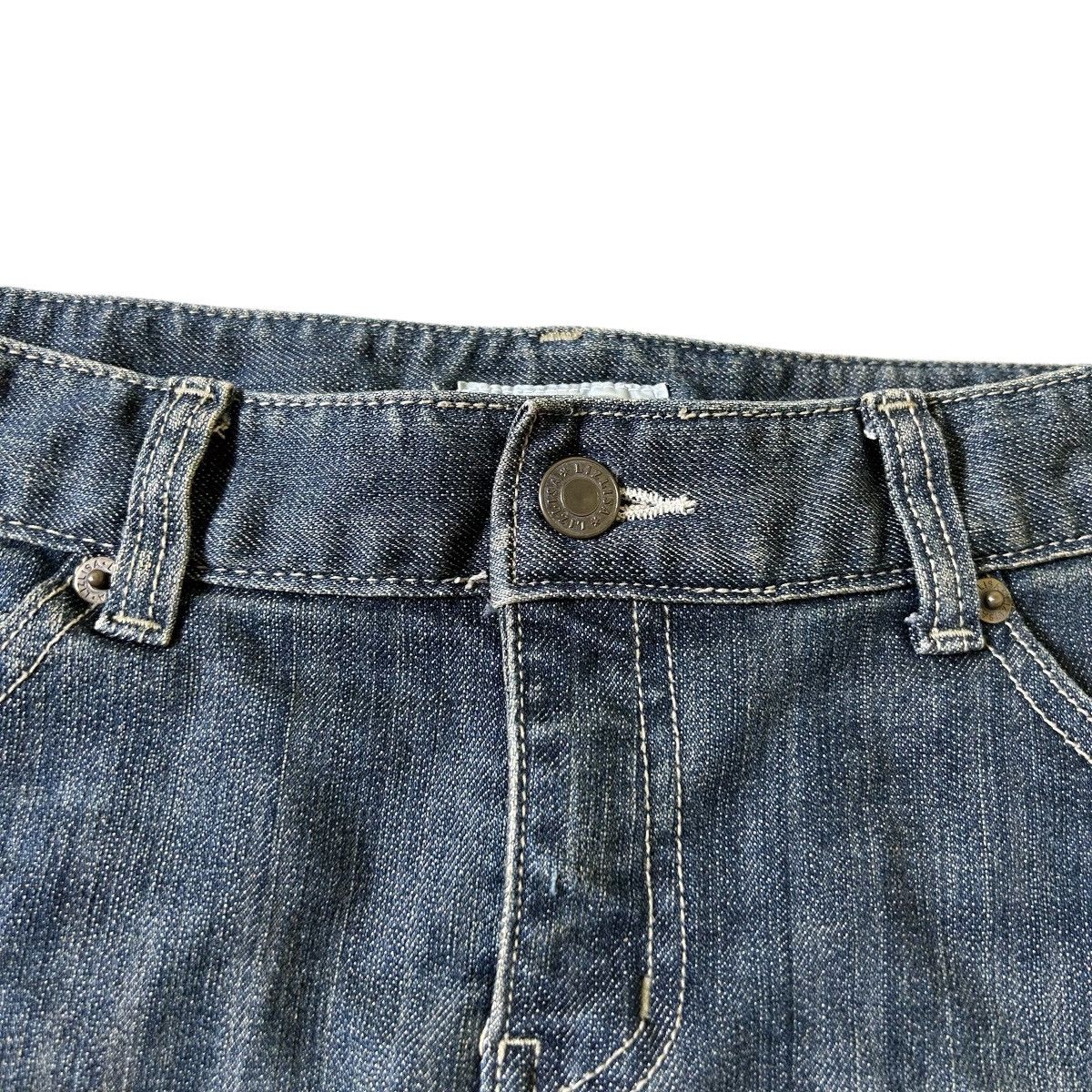 Japanese Brand Vintage Y2K Liz Lisa Denim Mini Skirt Size 27" / US 4 / IT 40 - 2 Thumbnail