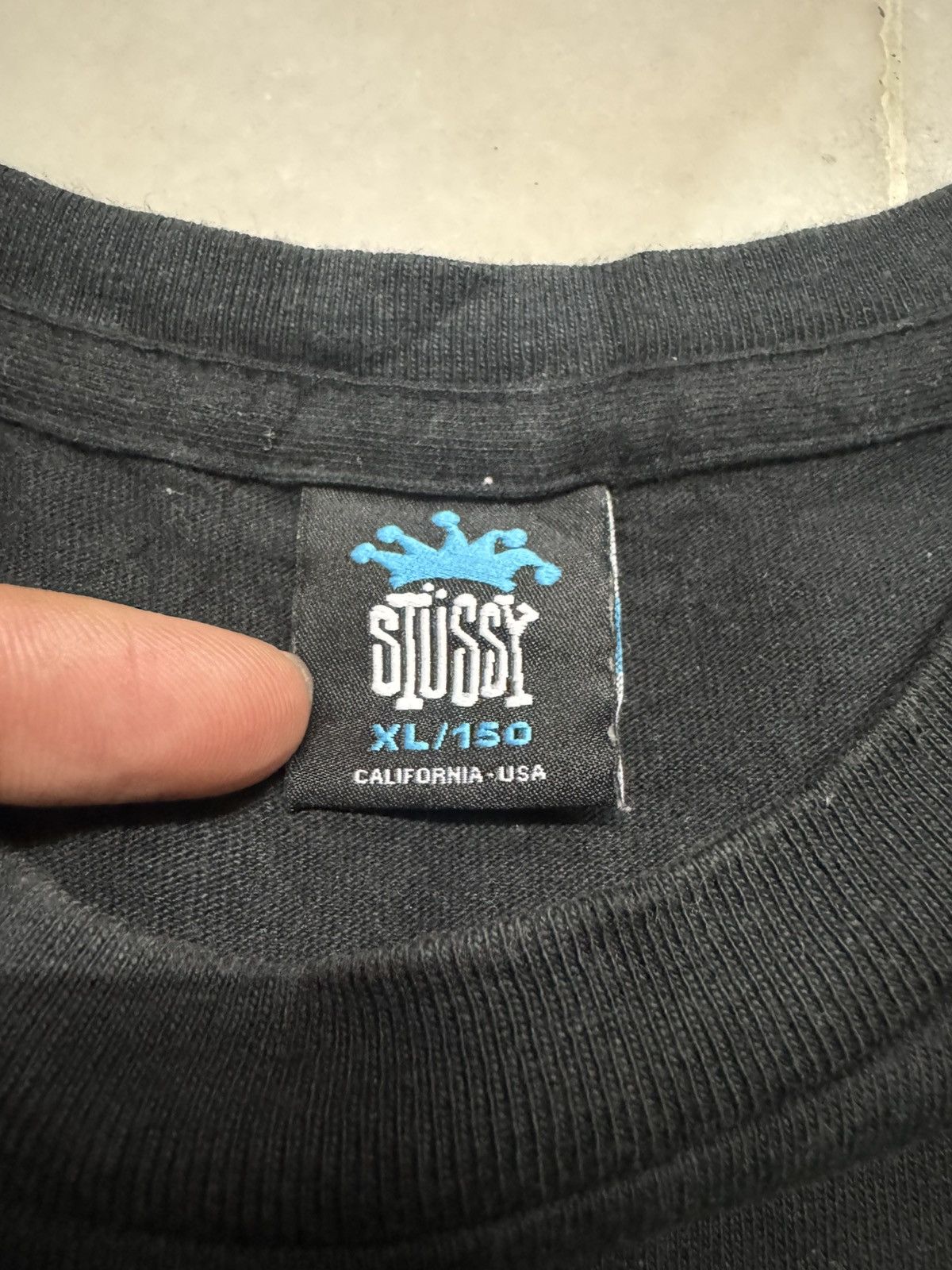 Stussy RARE STUSSY X SNOPPY VINTAGE PEANUTS BLACK TSHIRT Size US L / EU 52-54 / 3 - 6 Thumbnail