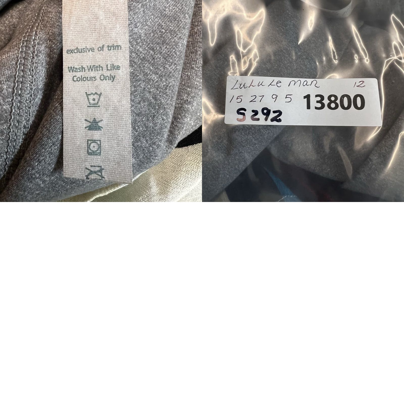 Lululemon VINTAGE Lululemon Activewear Leggings Size 12 Womens Gray Striped Tapered Fitness Yoga Running Size 34" / US 12 / IT 48 - 8 Thumbnail