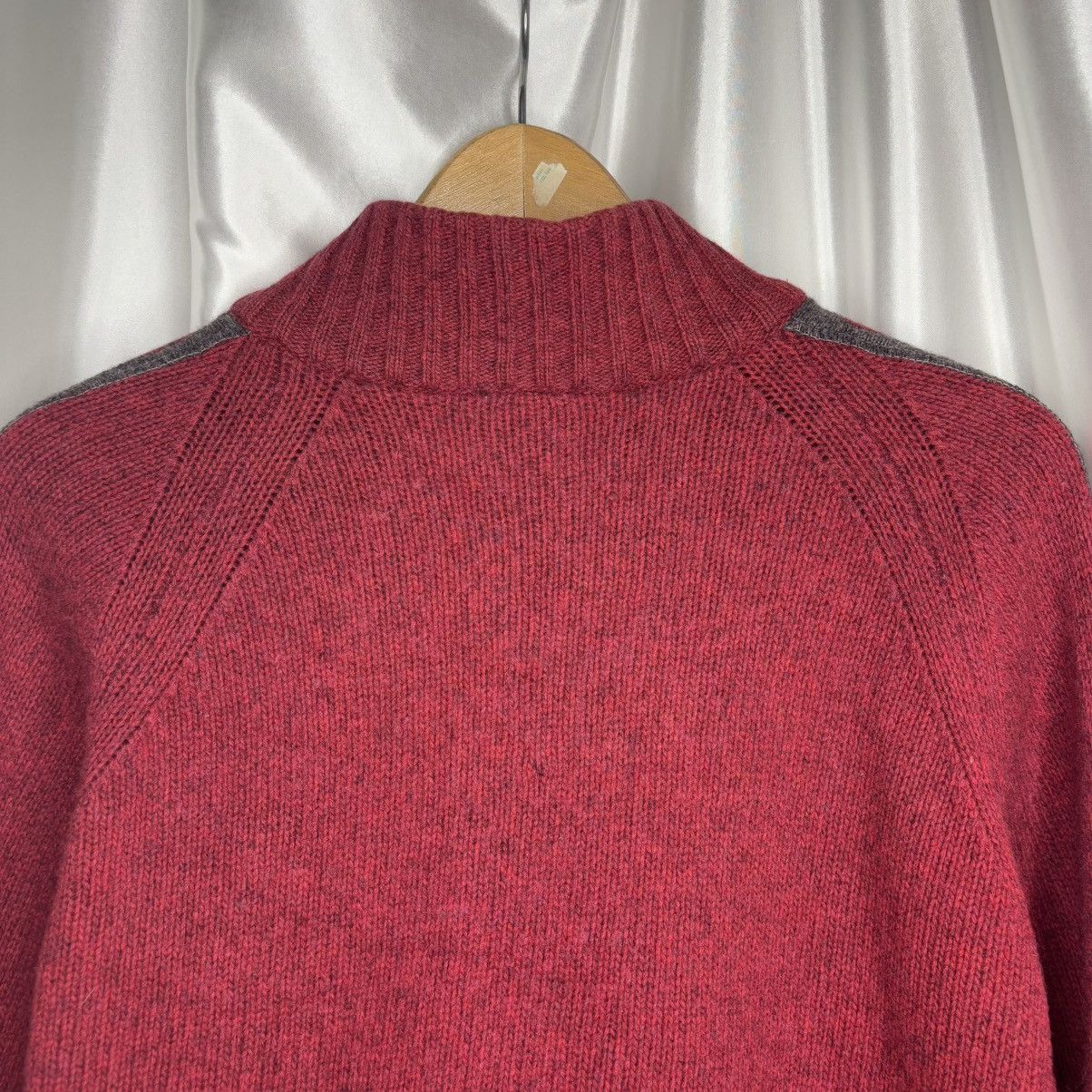Dolce & Gabbana × Vintage vintage d&g sweater zip woolen burgundy Dolce & Gabbana Size M / US 6-8 / IT 42-44 - 18 Thumbnail