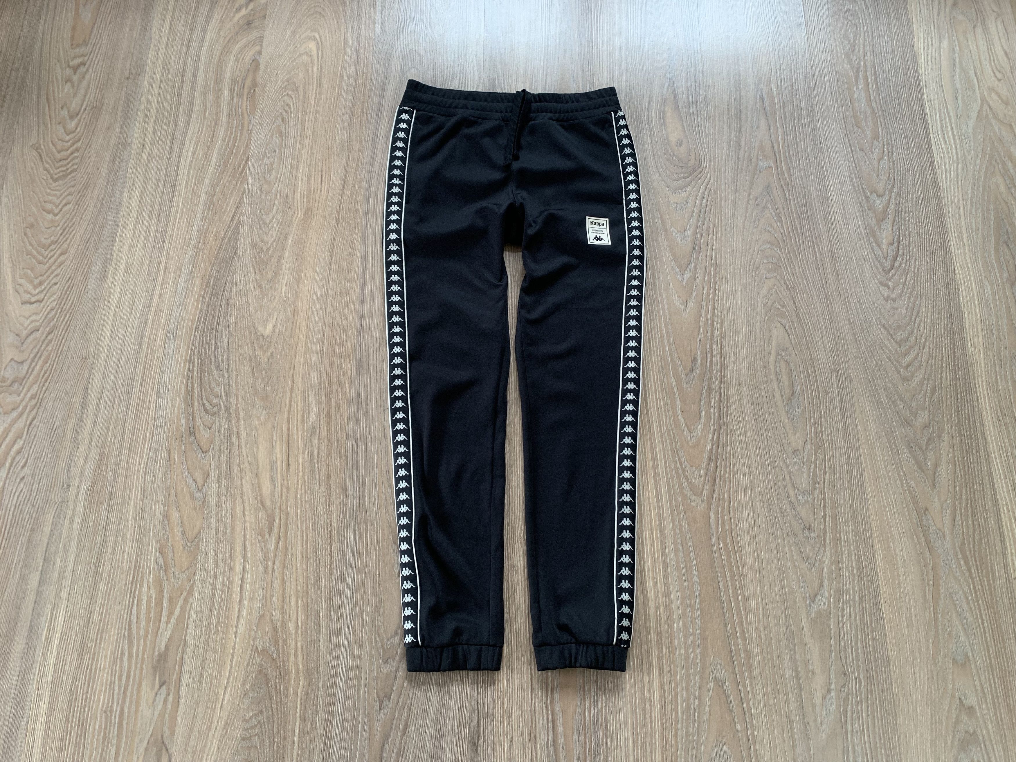 Kappa Youth Kappa Black Lampas Sweatpants Track Pants Size US 26 / EU 42 - 1 Thumbnail