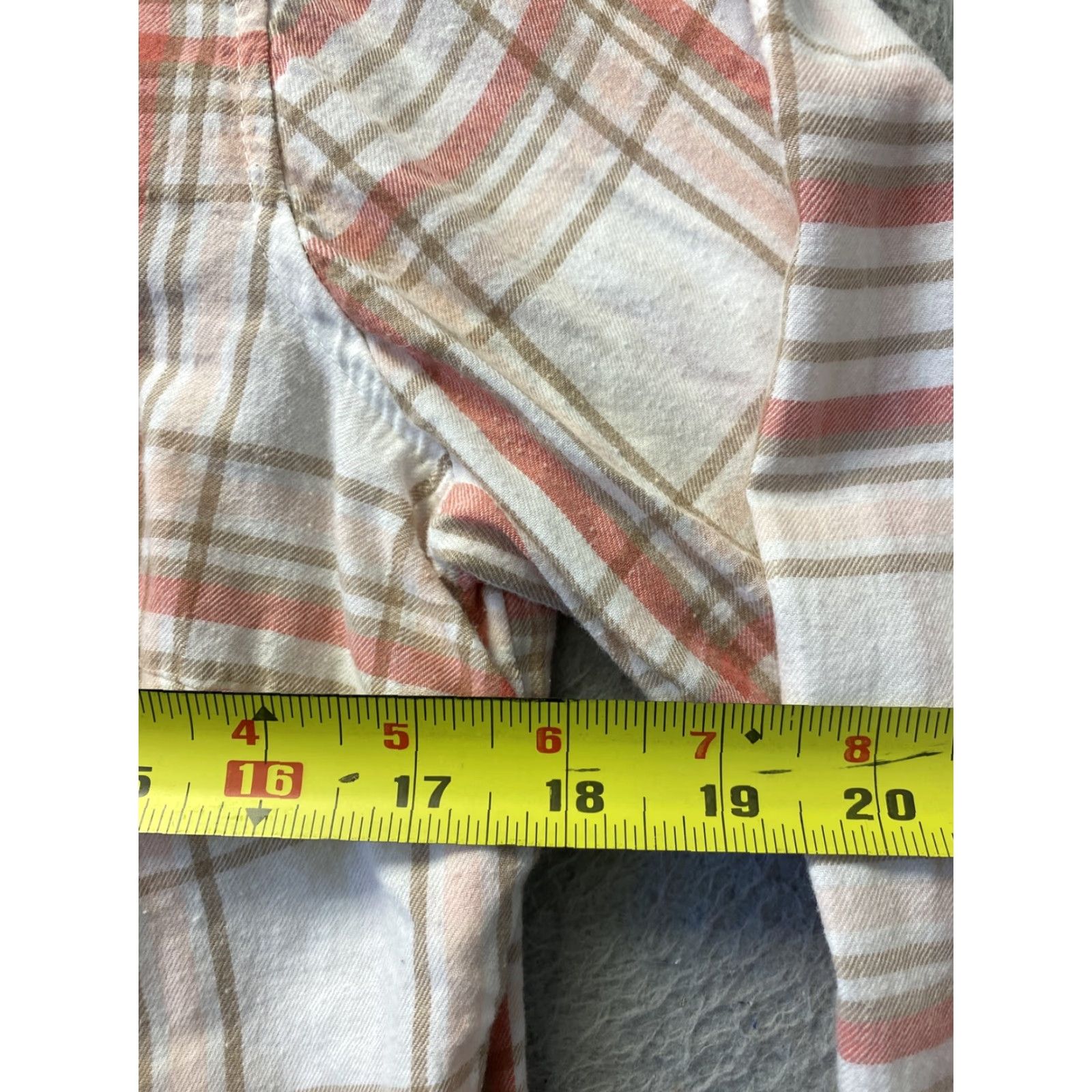 Croft & Barrow CROFT & BARROW Women's Button-Up Shirt Plaid Long Sleeve Cowgirl Multicolor Size M Size M / US 6-8 / IT 42-44 - 4 Thumbnail