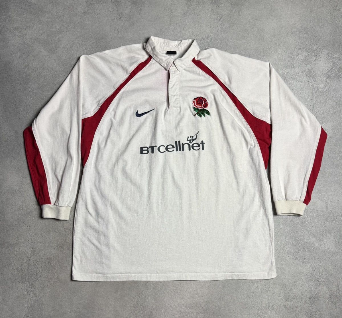 Nike England Rugby Union 1999 2000 Home Shirt Long Sleeve Nike Size US XXL / EU 58 / 5 - 1 Thumbnail