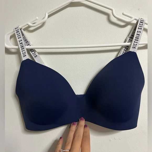 Victoria's Secret Victoria Secret Blue Wireless Bra Size ONE SIZE - 1 Thumbnail