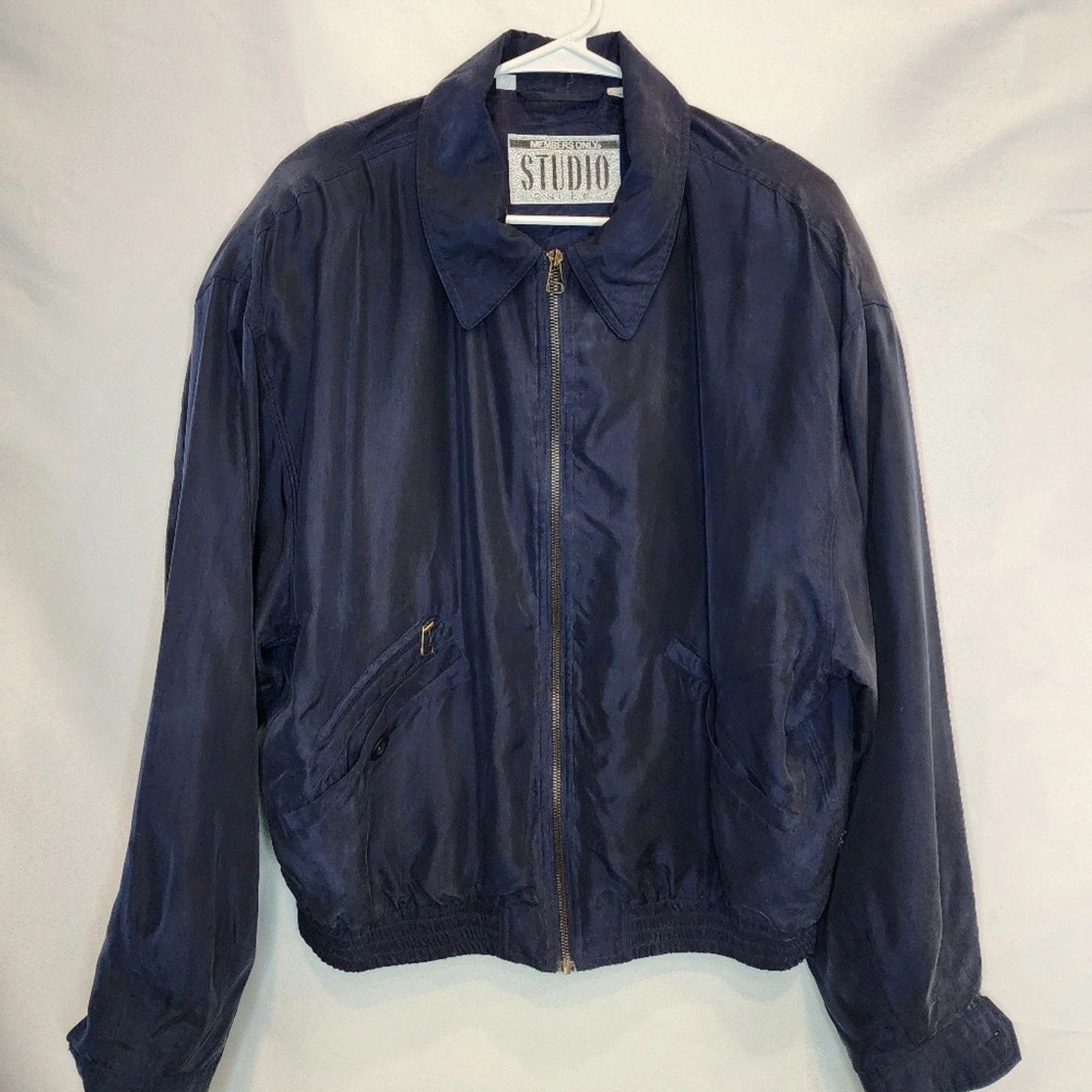 Members Only 80s Members Only Studio Concepts Silk Bomber Jacket Size US L / EU 52-54 / 3 - 11 Thumbnail