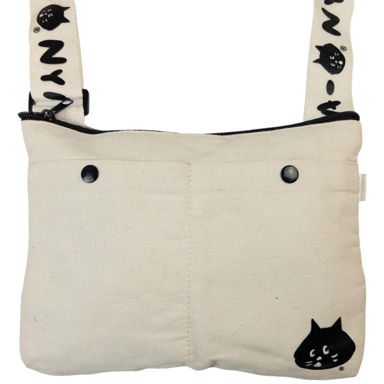Ne-Net Vintage Ne-Net By Issey Miyake Canvas Cross Body Bag Size ONE SIZE - 1 Thumbnail