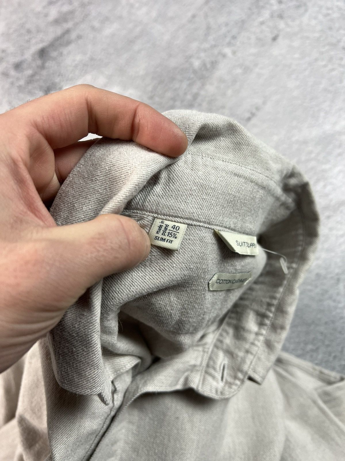 Designer × Suitsupply Suitsupply long sleeve casual shirt Size 40S - 9 Thumbnail