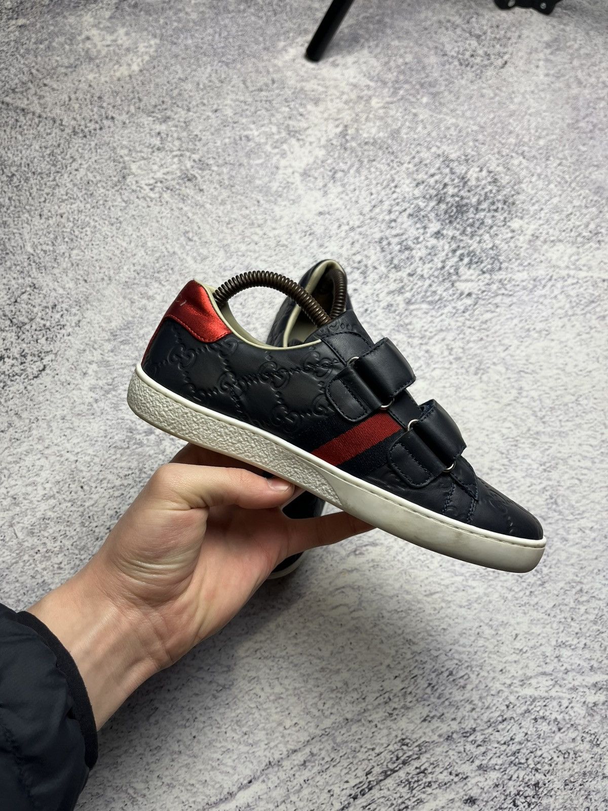 Gucci Vintage Gucci Leather Sneaker Y2K Rare Luxury 455496 Size US 6.5 / EU 39-40 - 11 Thumbnail