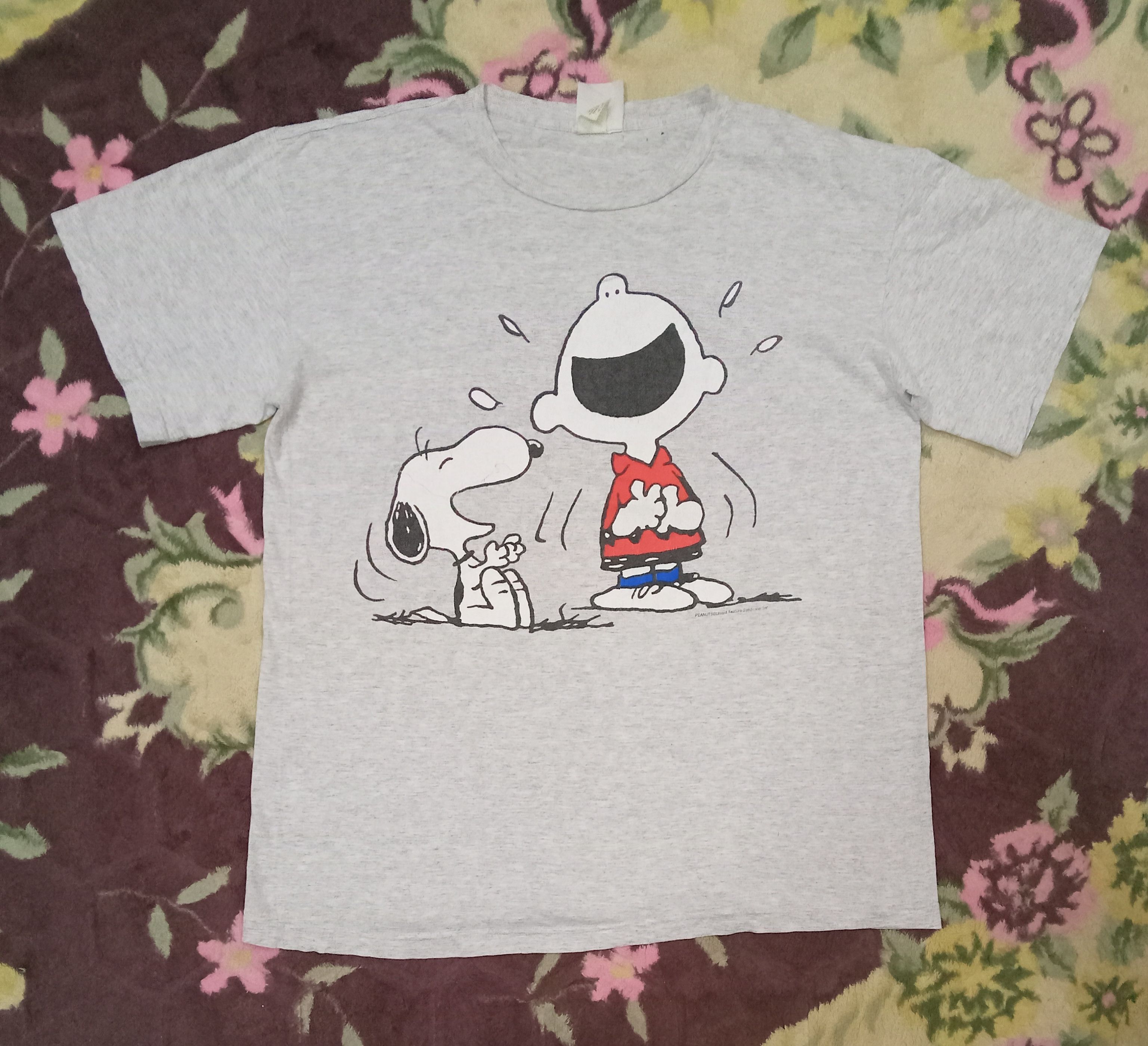 Peanuts × Vintage Peanuts Snoopy Vintage T Shirt Size US L / EU 52-54 / 3 - 1 Thumbnail