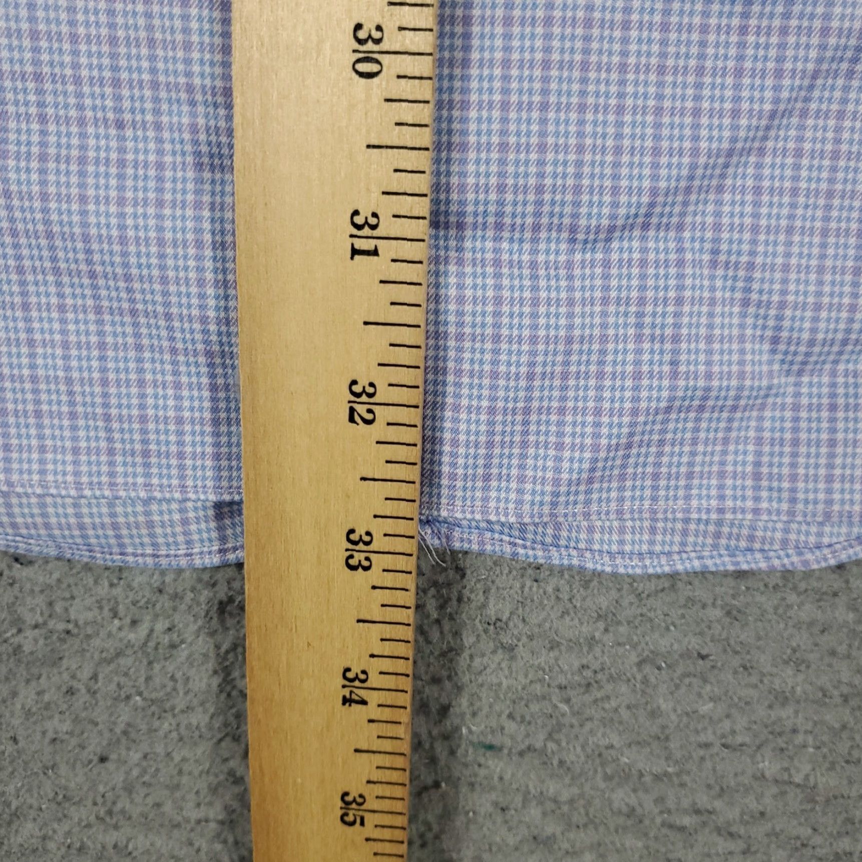 Brooks Brothers Brooks Brothers Dress Shirt Mens Size 18 Blue Plaid Long Sleeve Button Up Formal Casual Size 48R - 5 Thumbnail
