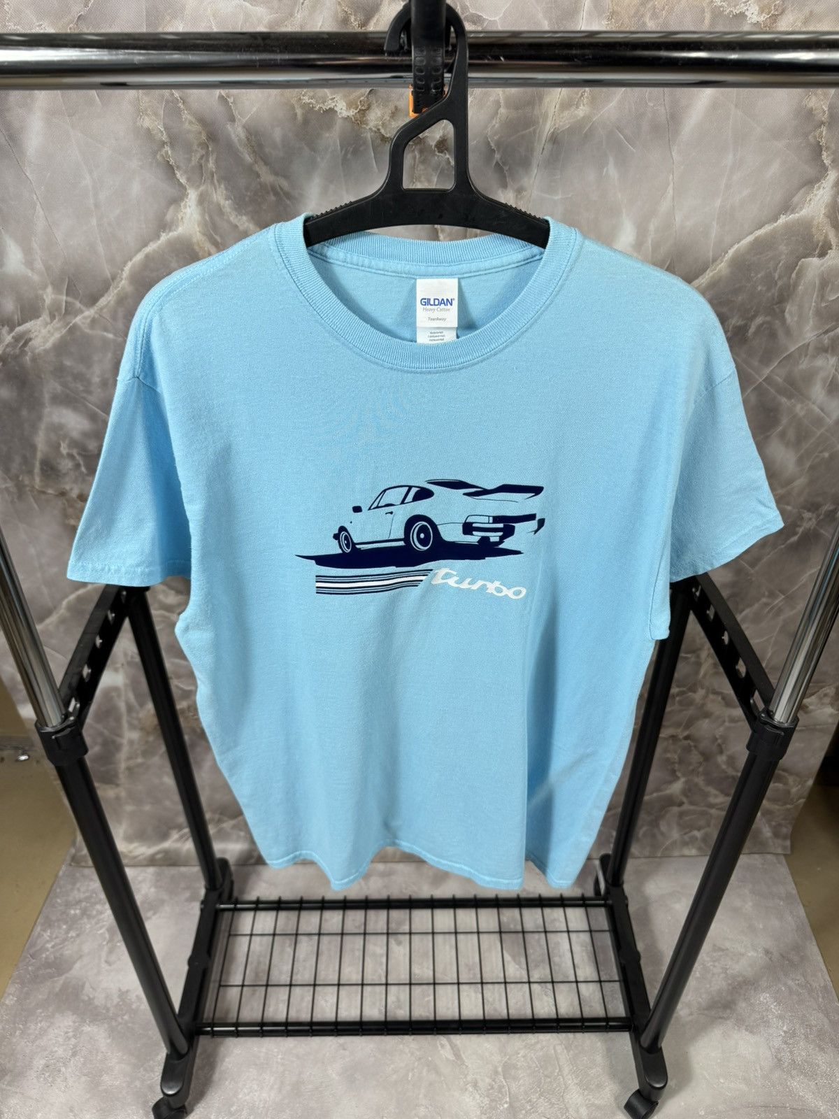 Vintage Porche 911 turbo Y2k Tee Size US M / EU 48-50 / 2 - 2 Thumbnail