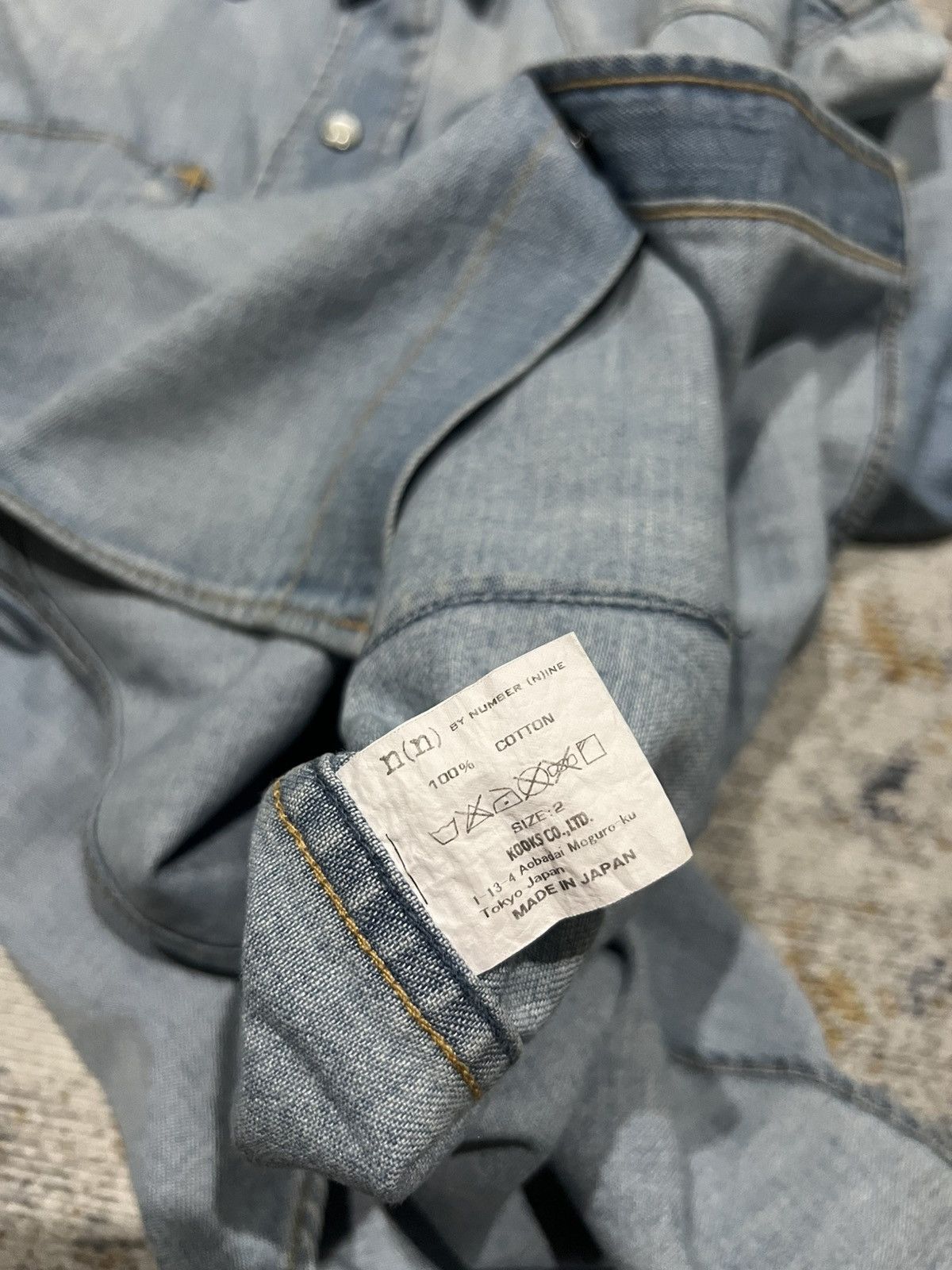 Number (N)ine × Takahiromiyashita The Soloist. 07 Number Nine Western Denim Shirt Musical Note Size US M / EU 48-50 / 2 - 9 Thumbnail
