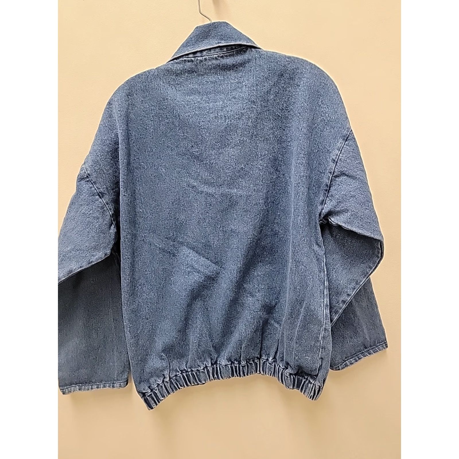 Denime VINTAGE Kinsale Denim Smock Shirt Mens M Blue Denim Pullover Smock (Used, Distressed) Size US M / EU 48-50 / 2 - 5 Thumbnail
