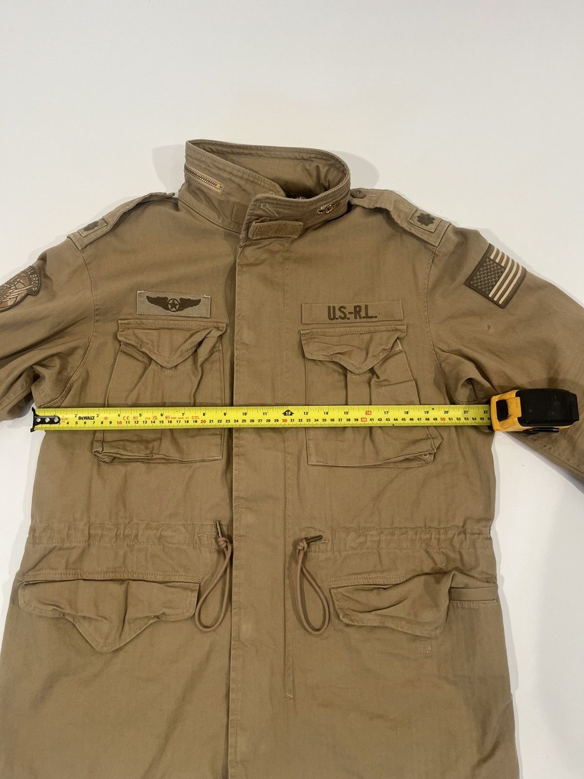 Polo Ralph Lauren Polo Ralph Lauren Military Field Jacket US RL - Rare Beige Size US L / EU 52-54 / 3 - 5 Thumbnail