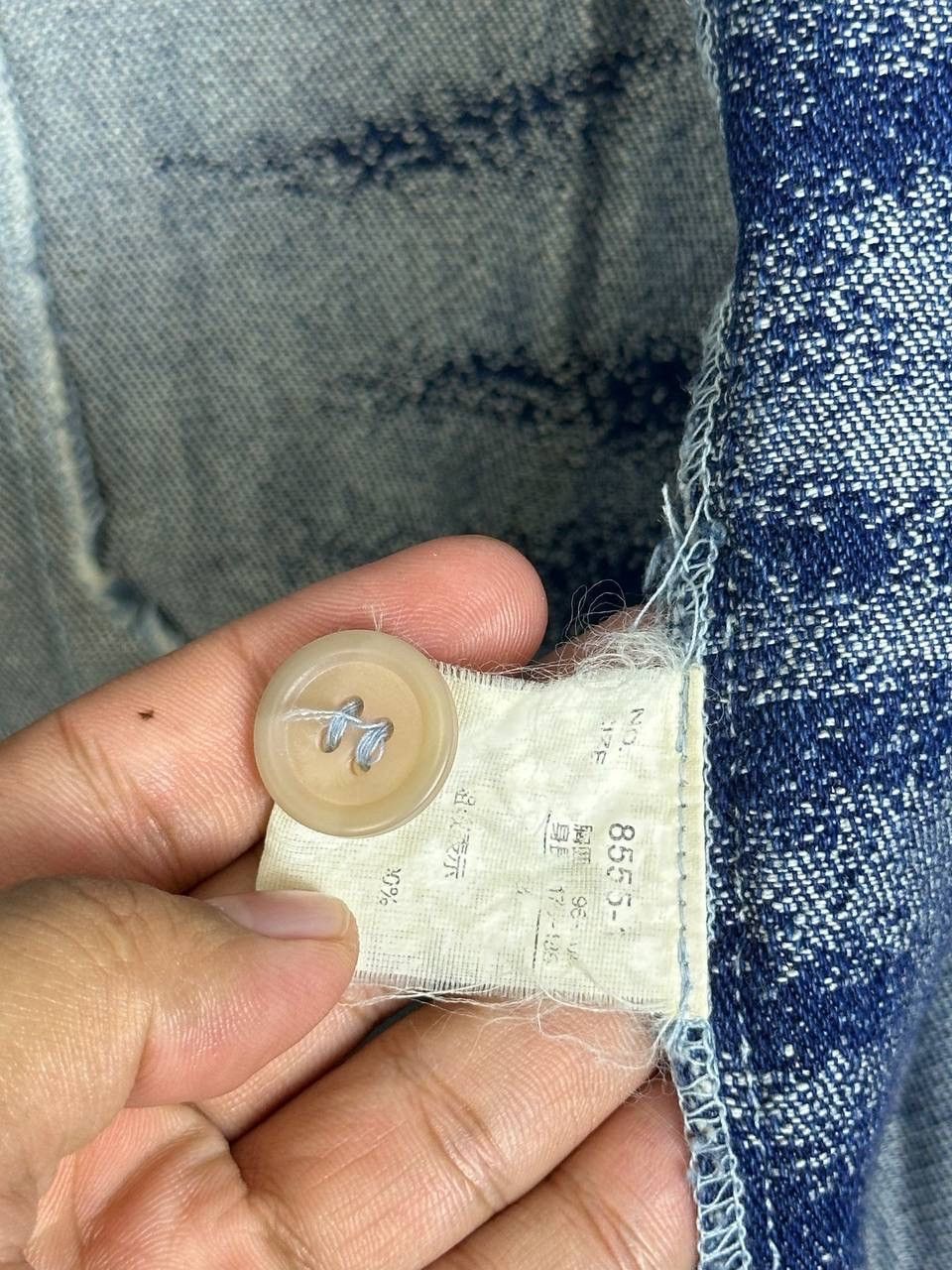 If Six Was Nine × Japanese Brand DAILY NEWS RARE DESIGN LIKE DENIM JACKET Size US M / EU 48-50 / 2 - 9 Thumbnail