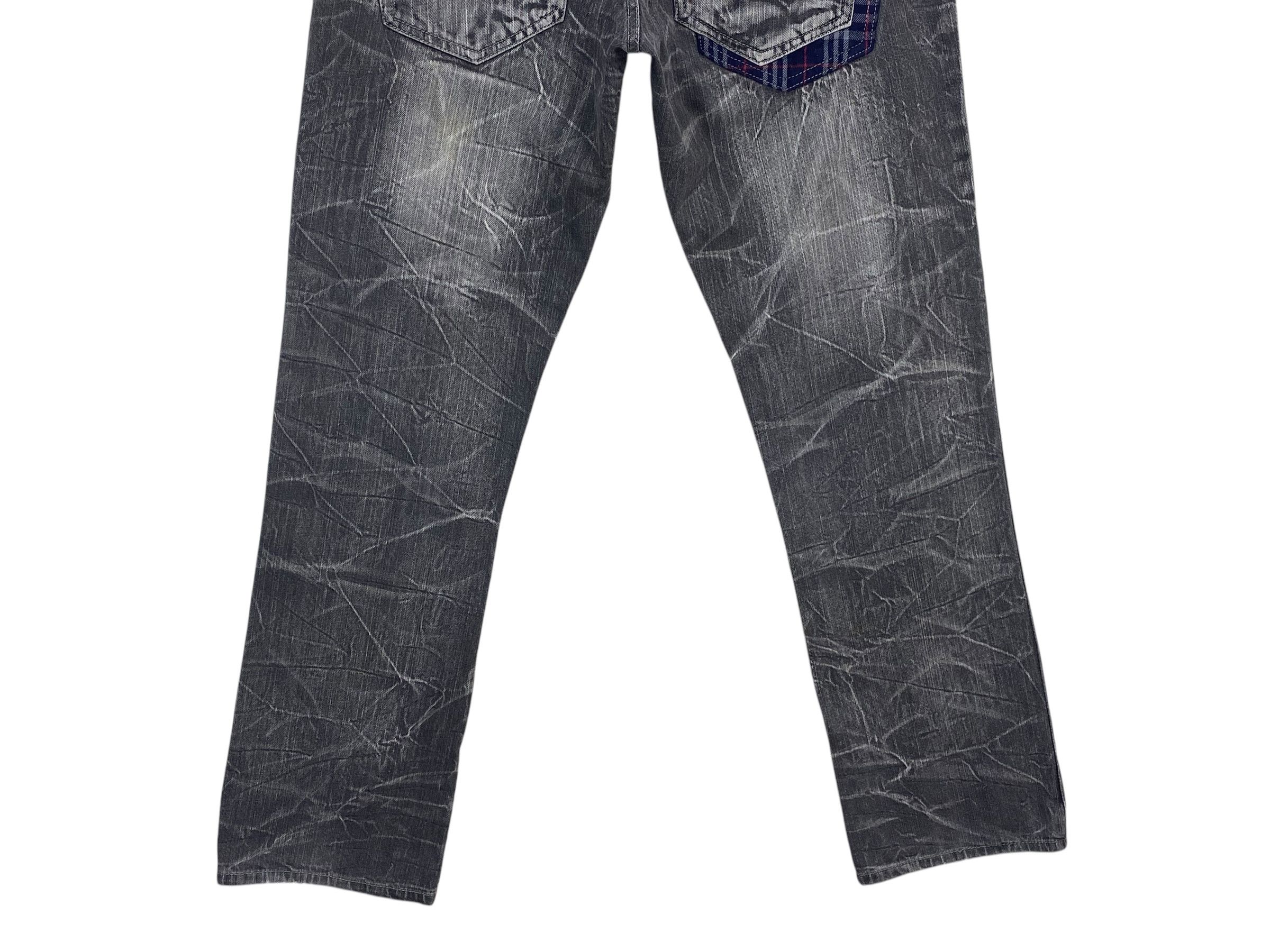 Japanese Brand Jack Serika Double Waist Light Wash Denim Size US 33 - 7 Thumbnail