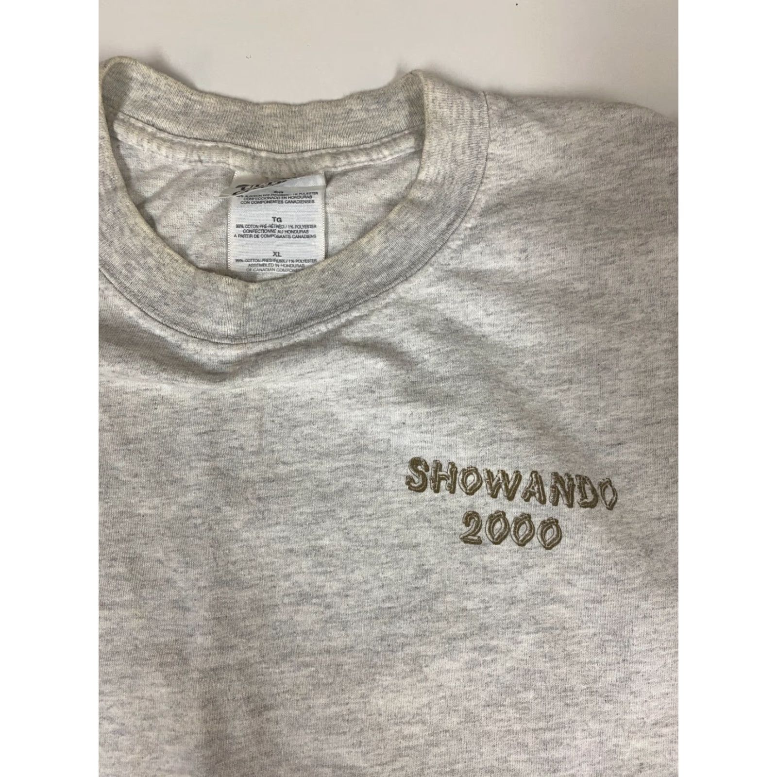 Gildan Gildan Mens Shirt XL Gray Crew Neck Cotton Short Sleeve Logo Atlanta Woodcraft Vintage: No Size US XL / EU 56 / 4 - 5 Thumbnail