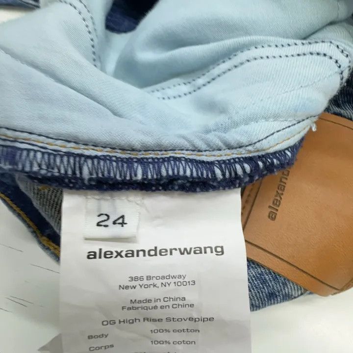 Alexander Wang Alexander Wang High Waist Vintage Wash Jeans - Size 24" / US 00 / IT 34 - 3 Thumbnail