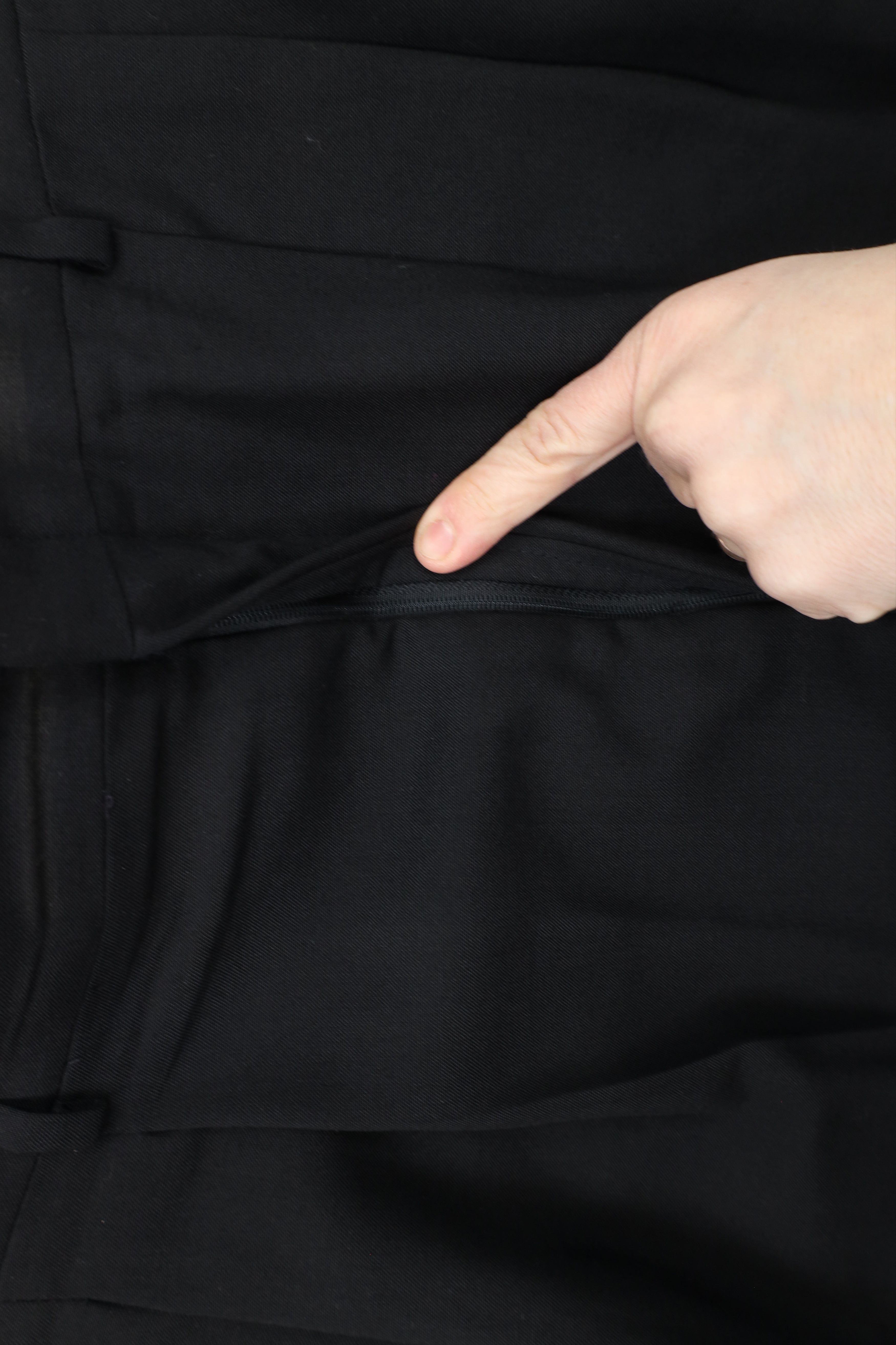Vintage Vintage 90s Streetwear Wide Leg Chino Pants Black USA Size US 36 / EU 52 - 6 Thumbnail