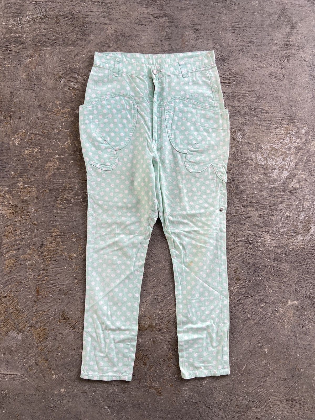 Issey Miyake 2000s Mercibeacoup by Issey Miyake - Polkadot Pants Size US 31 - 1 Thumbnail